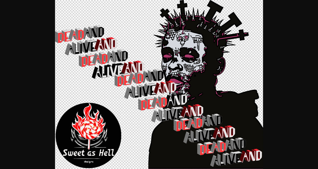 Sweet As Hell Designs’ Blog | 2024/10/05 | New Dead And Alive Tee | Ad B | 🤮