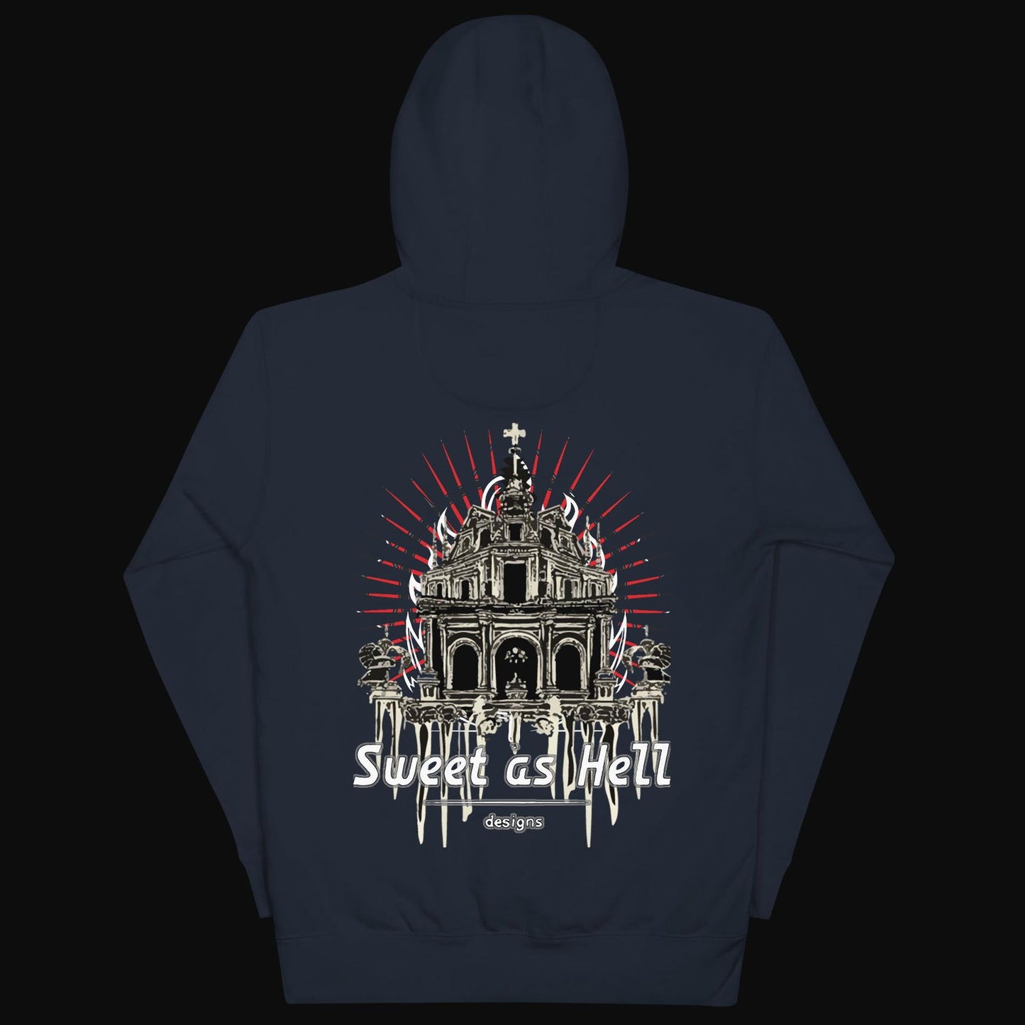 Abandoned Sanctuary Cotton Hoodie - Sweet As Hell Designs