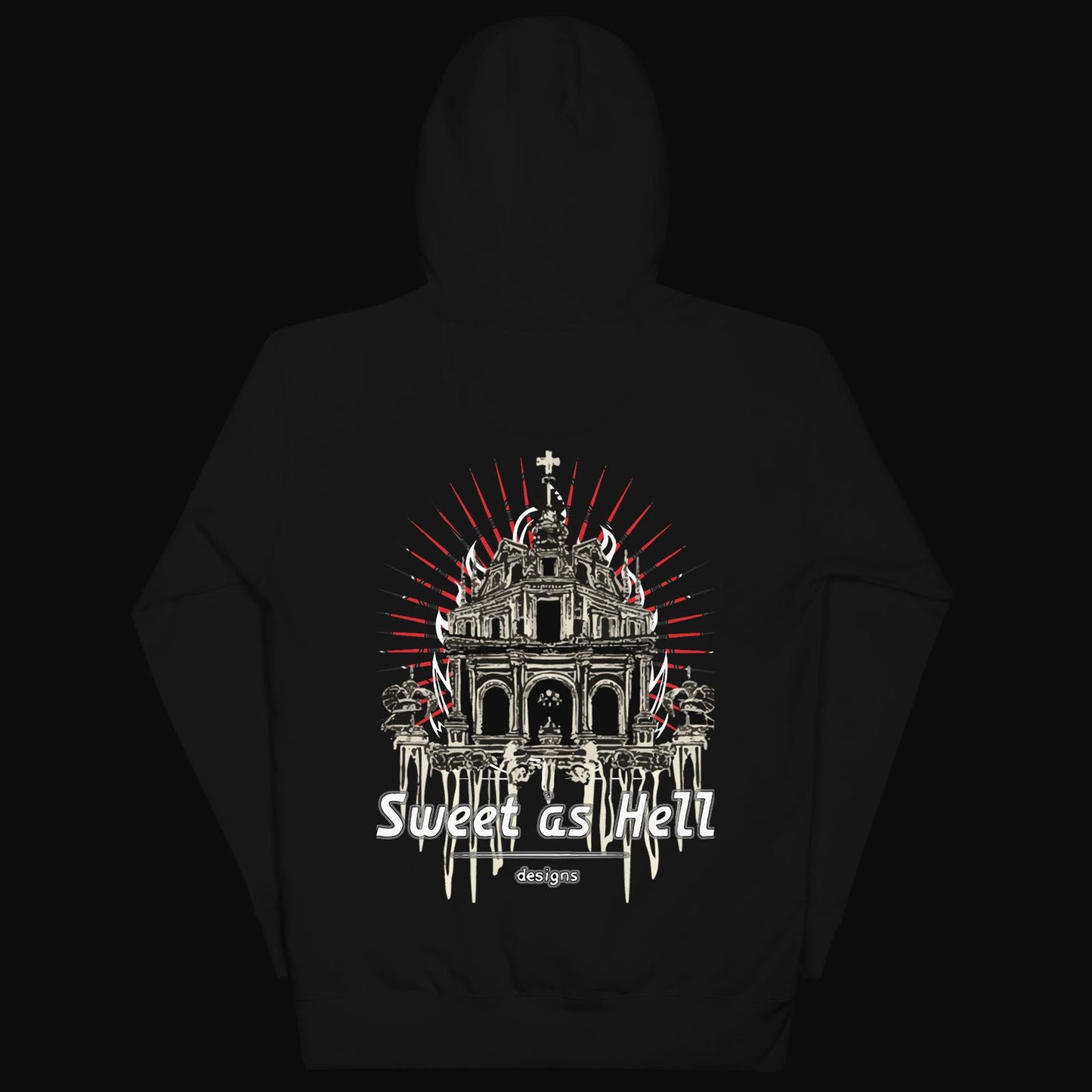 Abandoned Sanctuary Cotton Hoodie - Sweet As Hell Designs