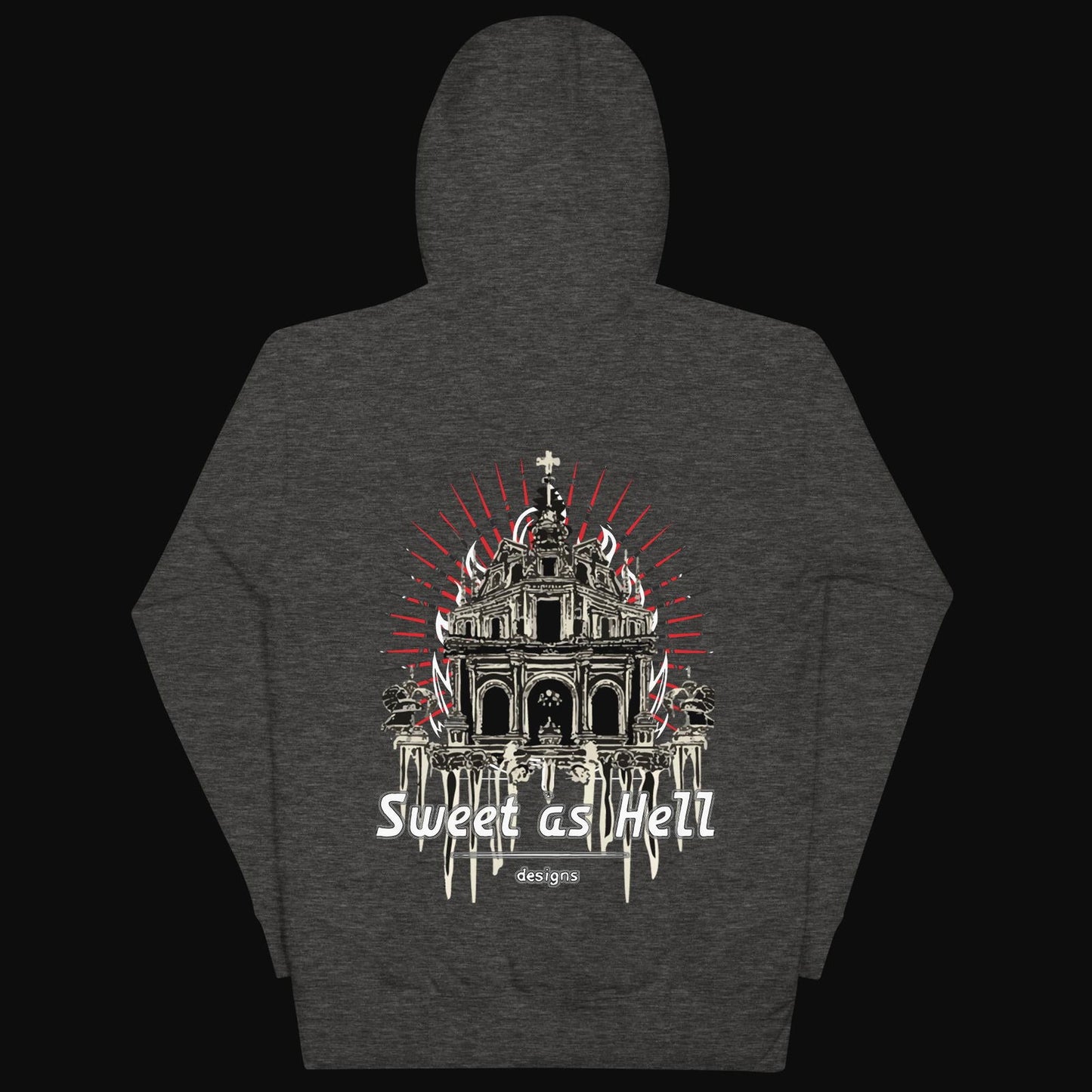 Abandoned Sanctuary Cotton Hoodie - Sweet As Hell Designs