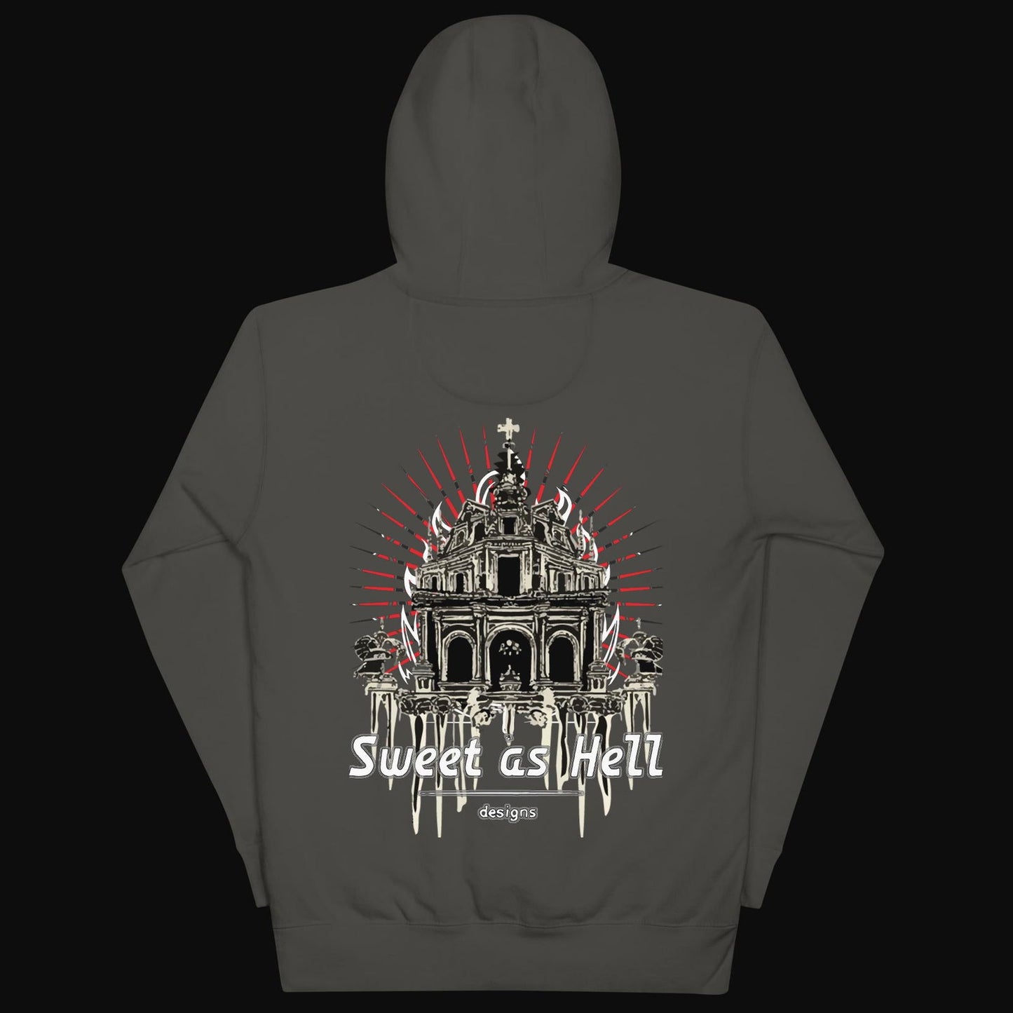Abandoned Sanctuary Cotton Hoodie - Sweet As Hell Designs