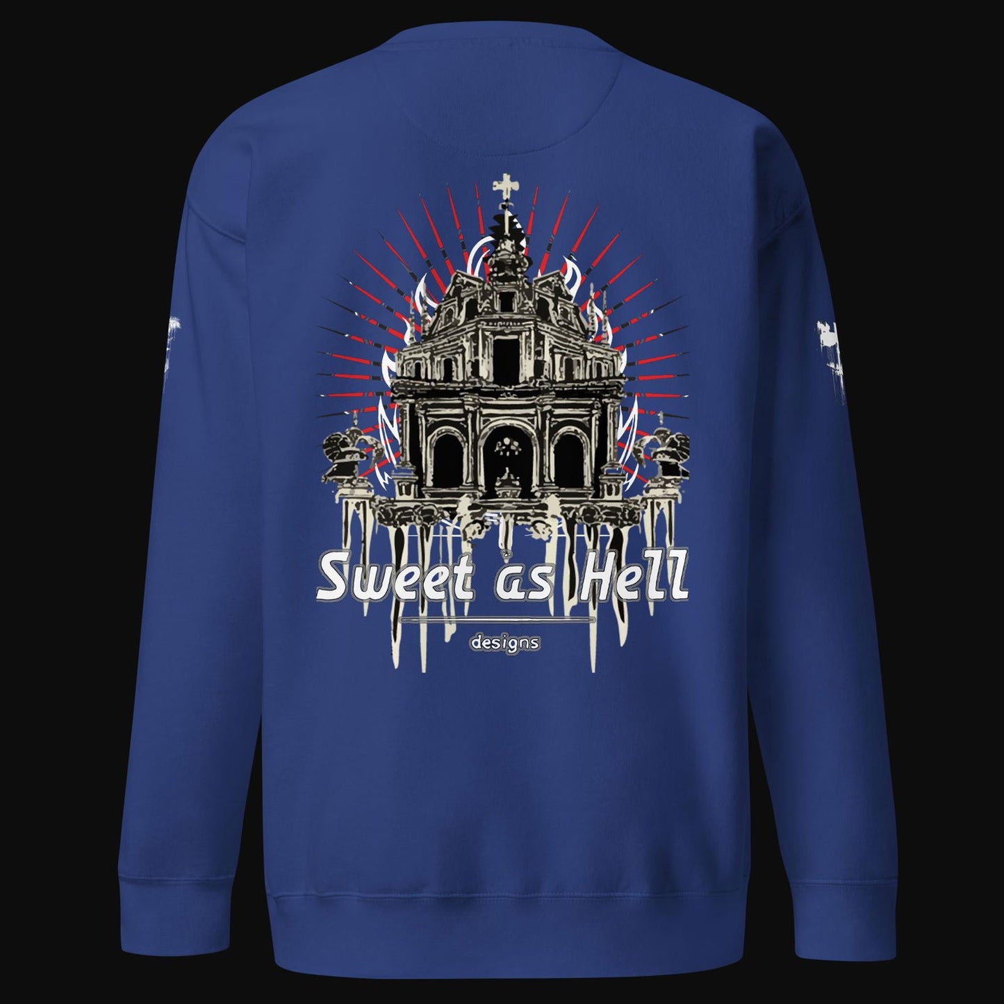Abandoned Sanctuary Cotton Sweatshirt - Sweet As Hell Designs