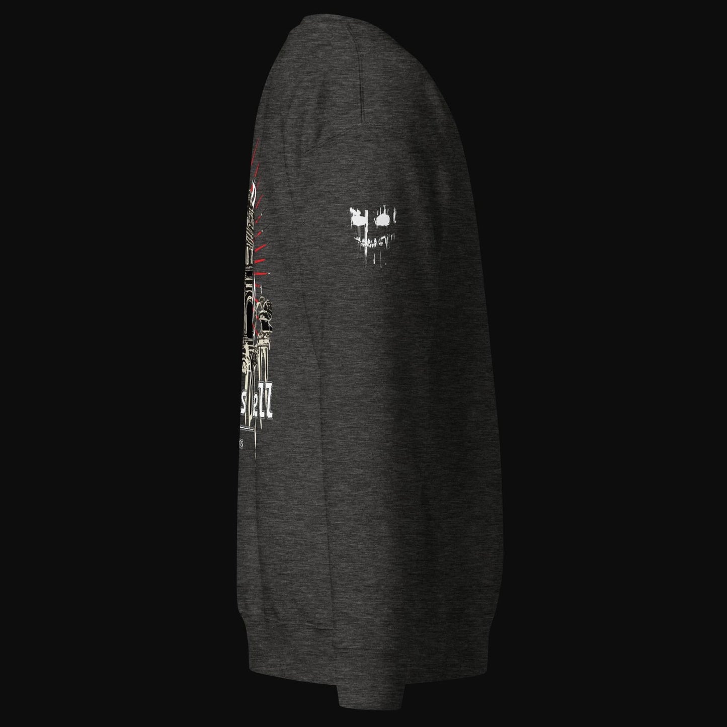 Abandoned Sanctuary Cotton Sweatshirt - Sweet As Hell Designs