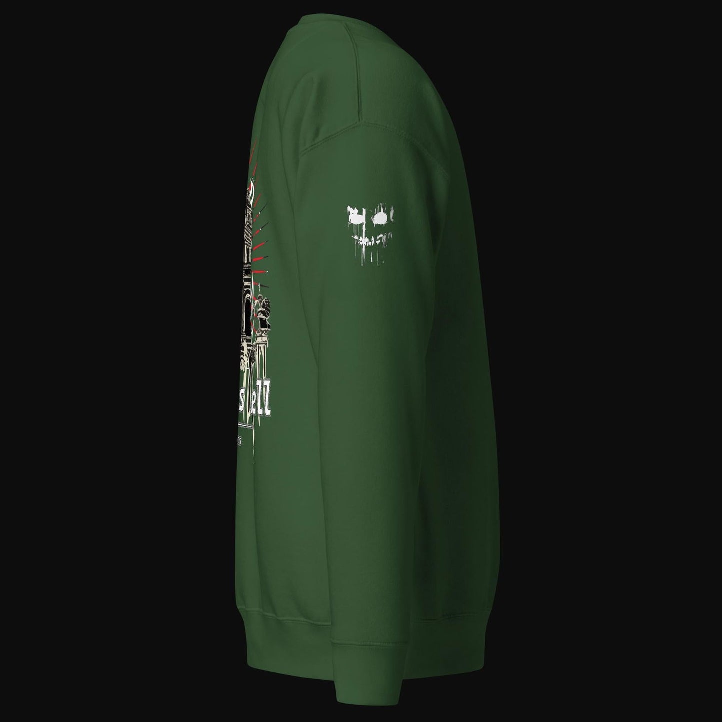 Abandoned Sanctuary Cotton Sweatshirt - Sweet As Hell Designs