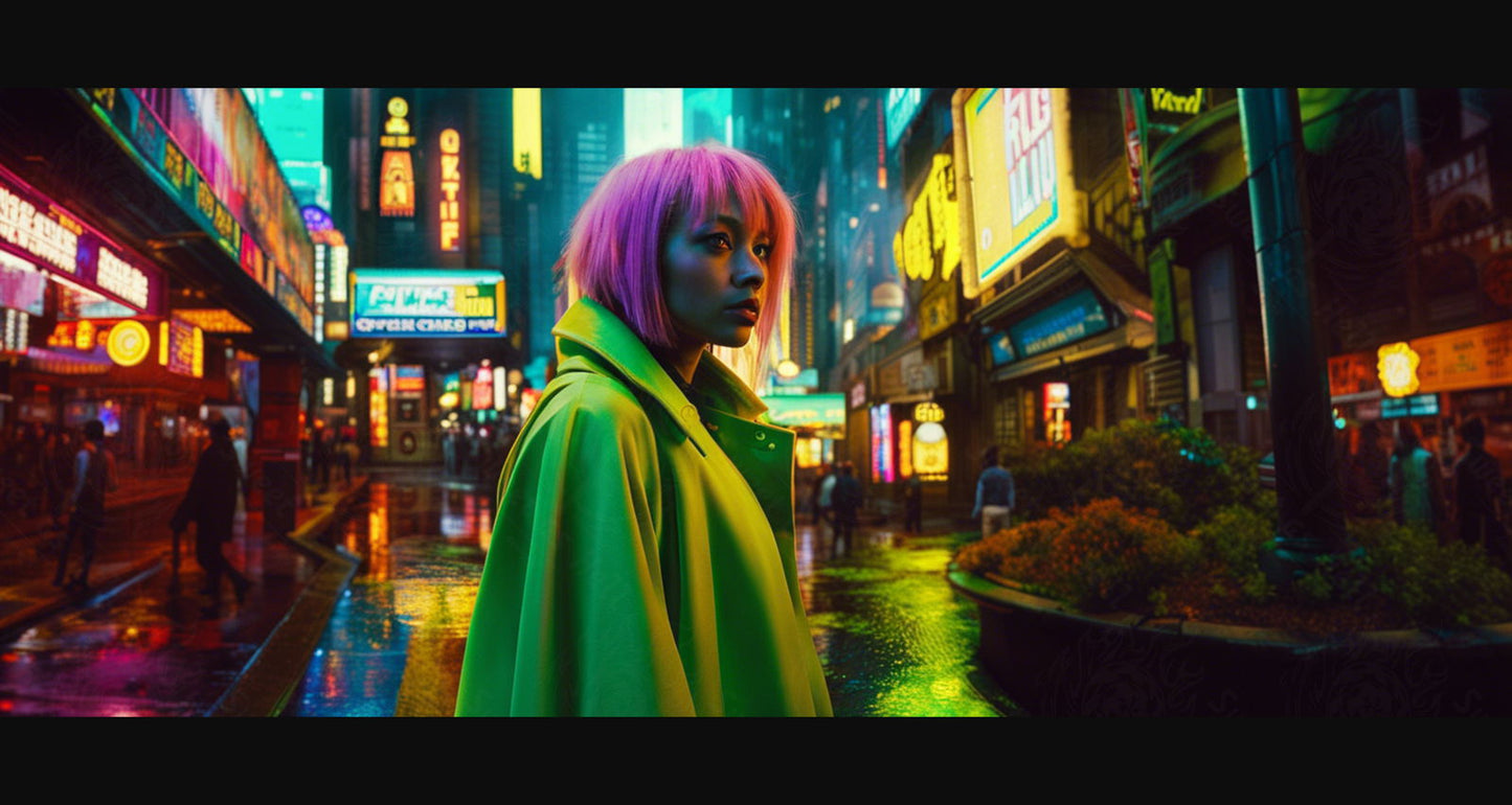 Female Portrait With A Gritty Cinematic City Background 0002 SN829 - Sweet As Hell Designs