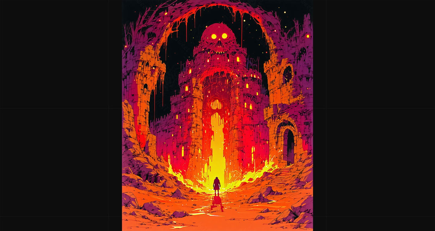 Gateway to the Skull Citadel SN3086 - Sweet As Hell Designs
