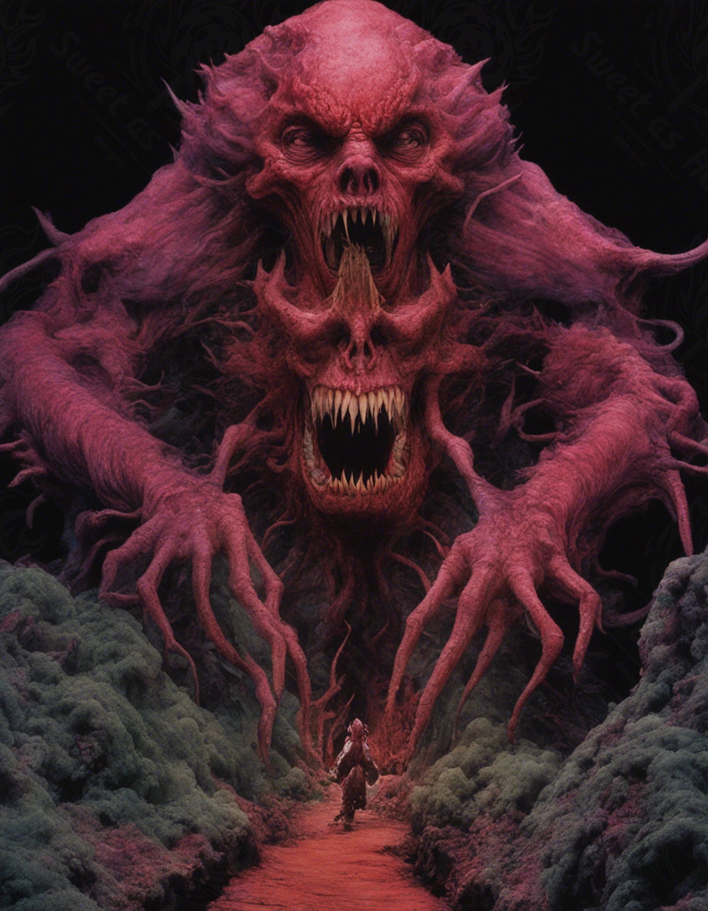 Horror and Miasma 04 by 05 0150 SN519 - Sweet As Hell Designs