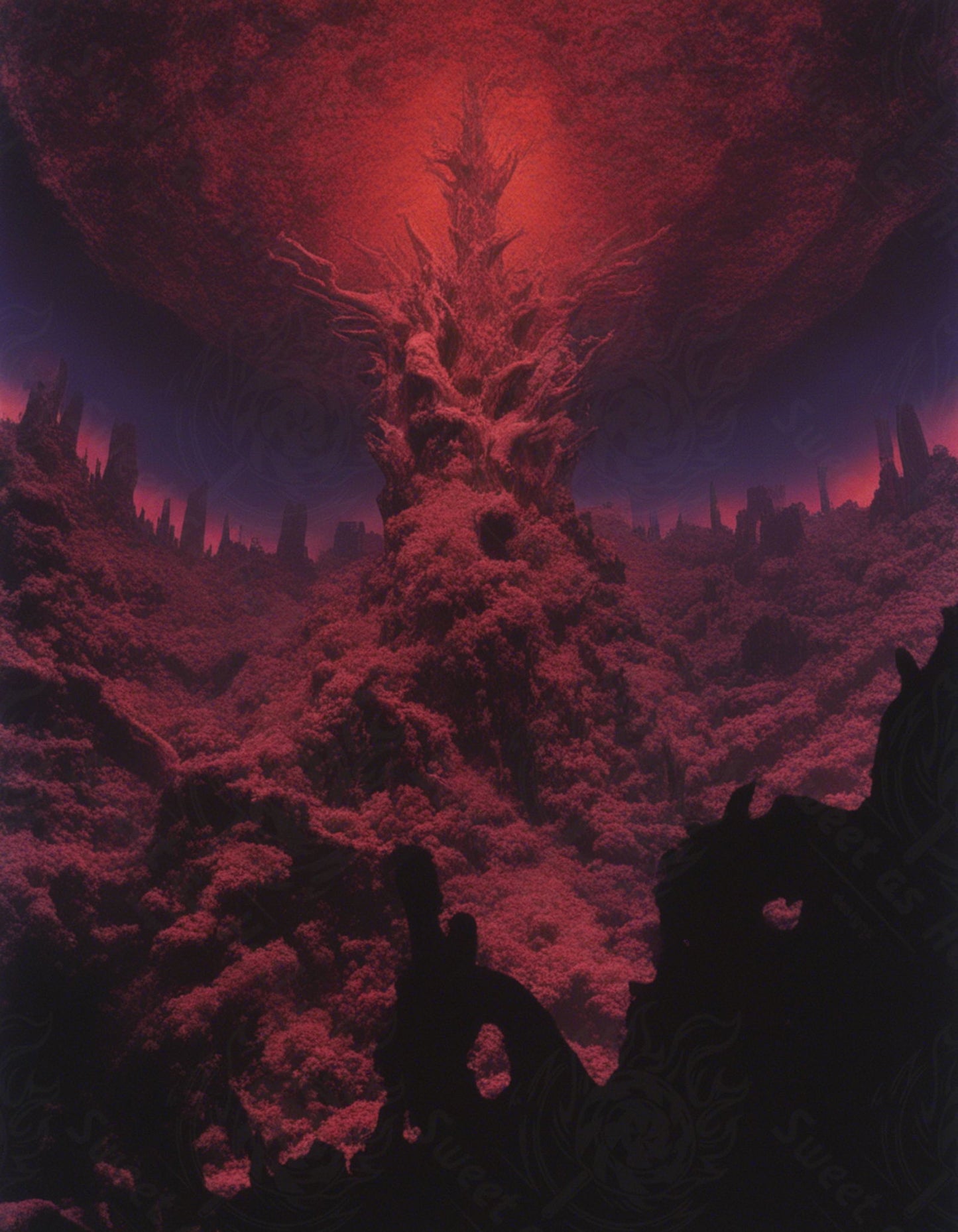 Horror and Miasma 04 by 05 0167 SN536 - Sweet As Hell Designs