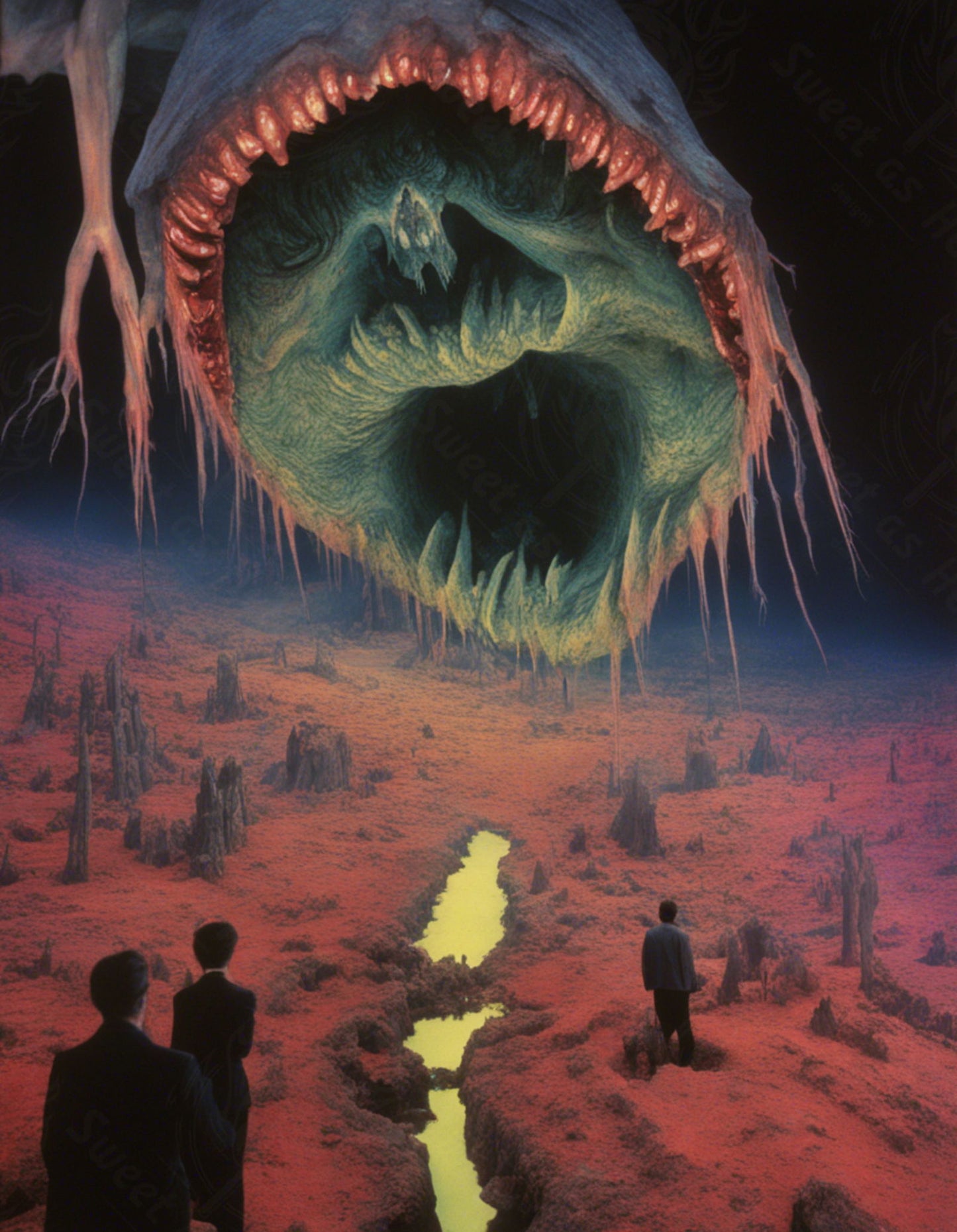 Horror and Miasma 04 by 05 0195 SN564 - Sweet As Hell Designs