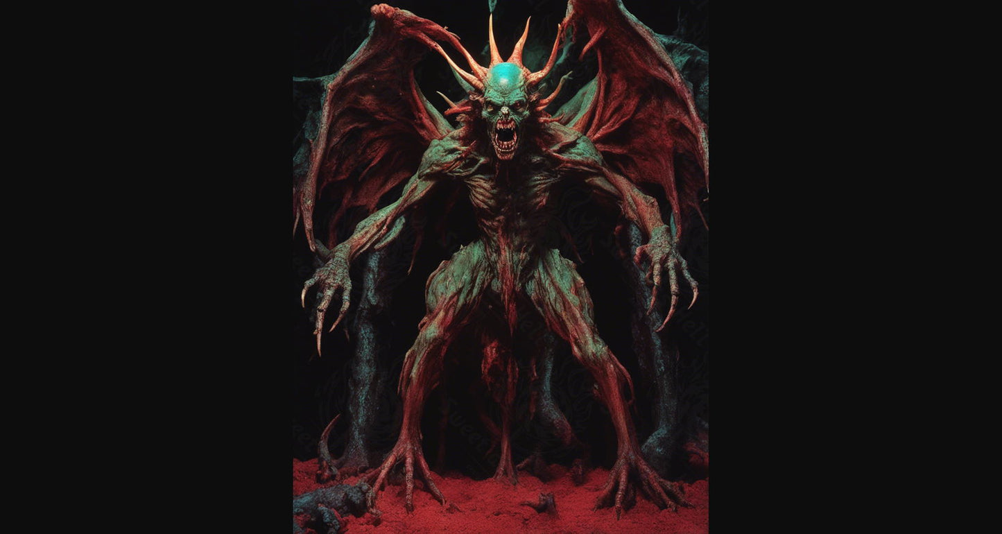 Horror and Miasma 04 by 05 0203 SN572 - Sweet As Hell Designs