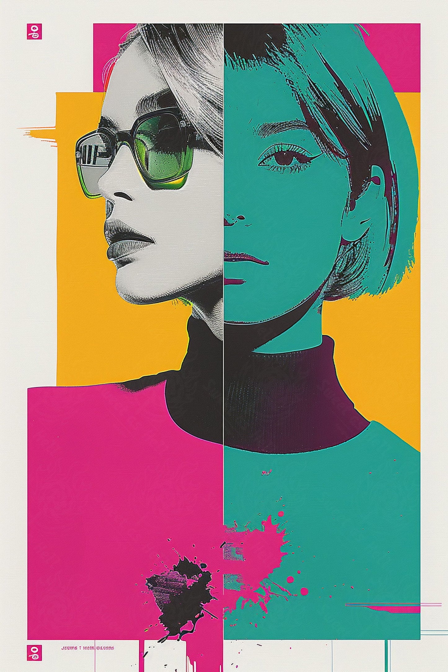 Modern Art Styled Fashion Ad Photo 02 by 03 020 SN2520 - Sweet As Hell Designs