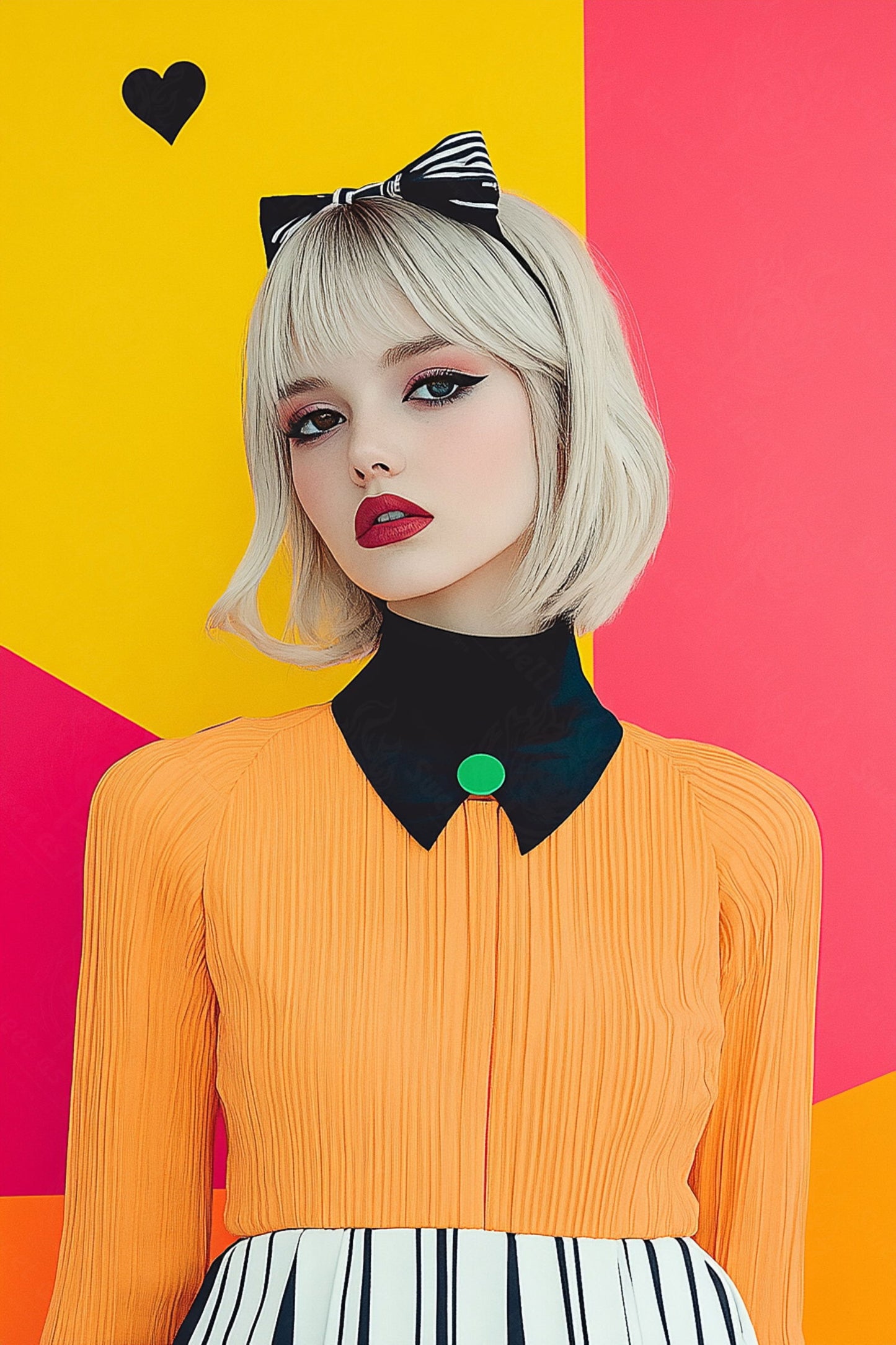 Modern Art Styled Fashion Ad Photo 02 by 03 022 SN2522 - Sweet As Hell Designs