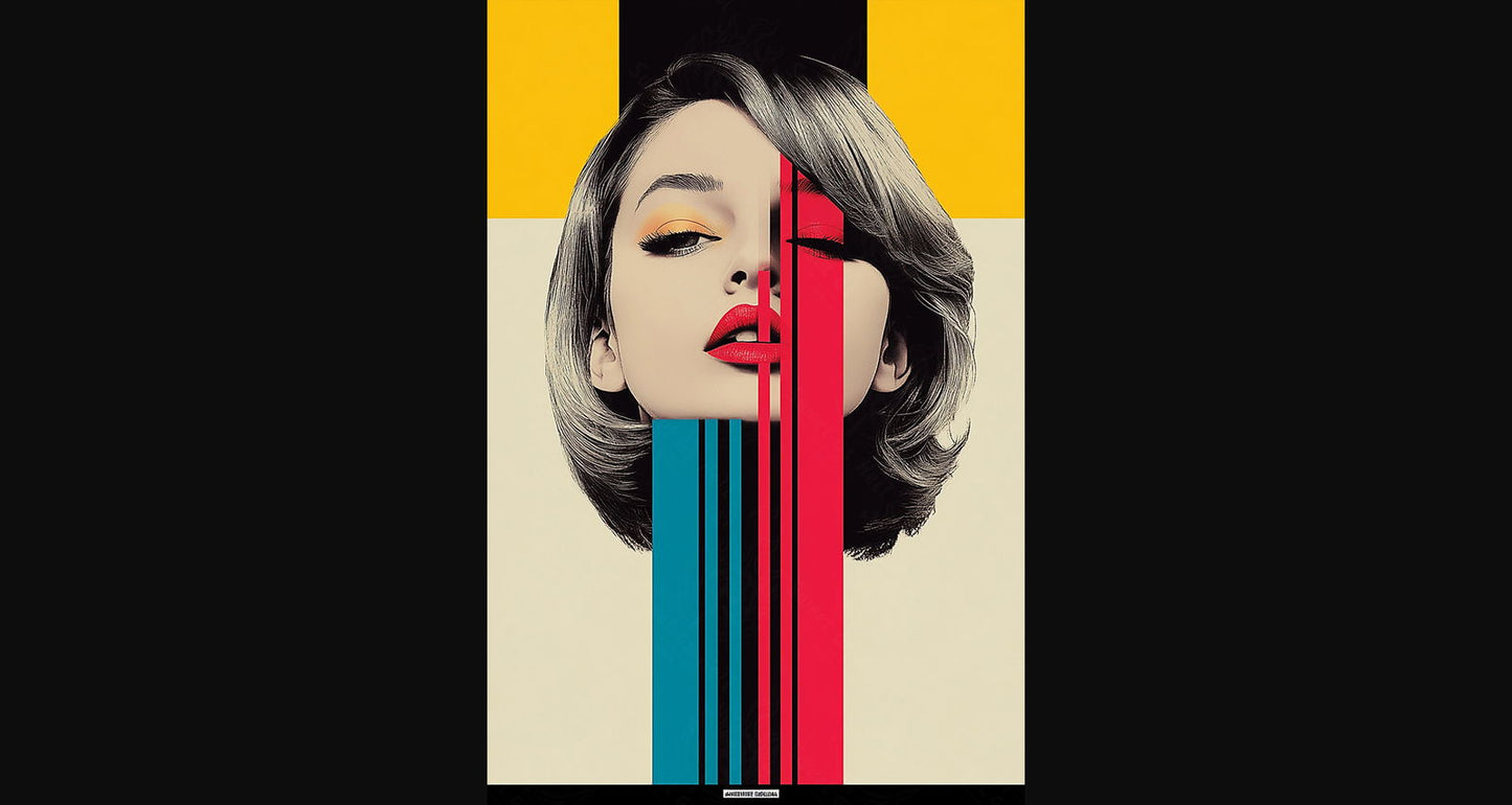 Modern Art Styled Fashion Ad Photo 02 by 03 023 SN2523 - Sweet As Hell Designs