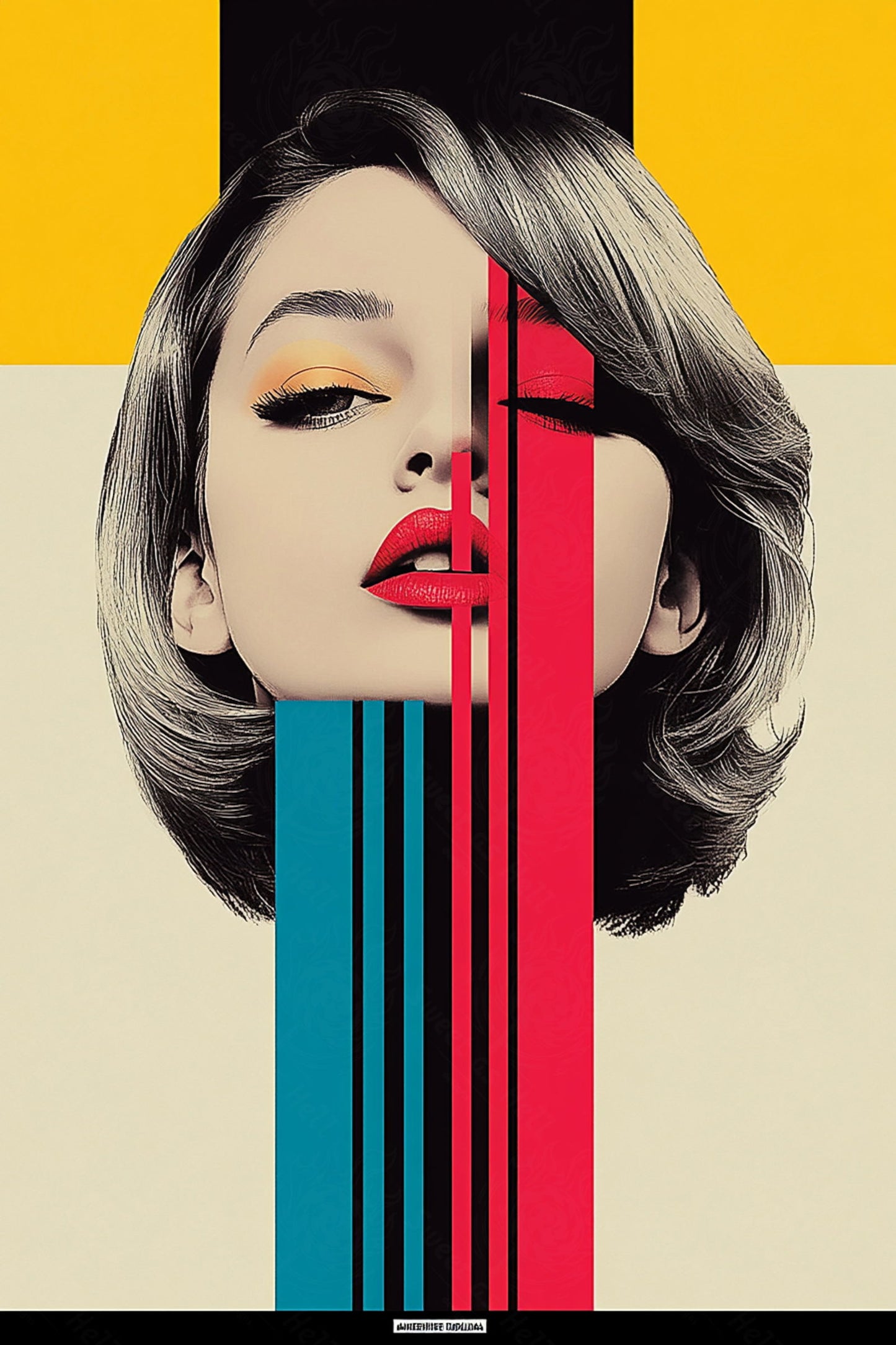 Modern Art Styled Fashion Ad Photo 02 by 03 023 SN2523 - Sweet As Hell Designs