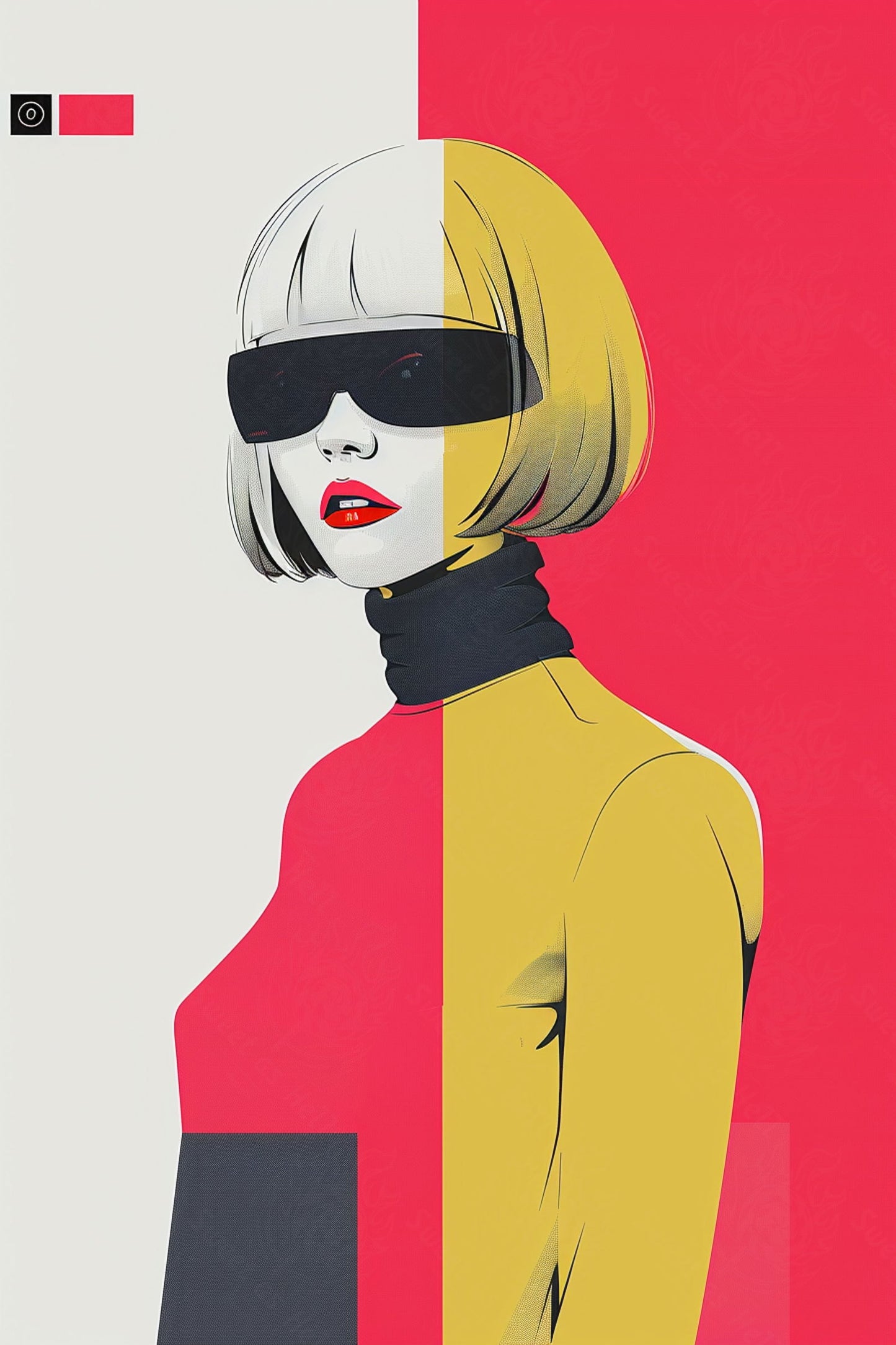 Modern Art Styled Fashion Ad Photo 02 by 03 026 SN2526 - Sweet As Hell Designs