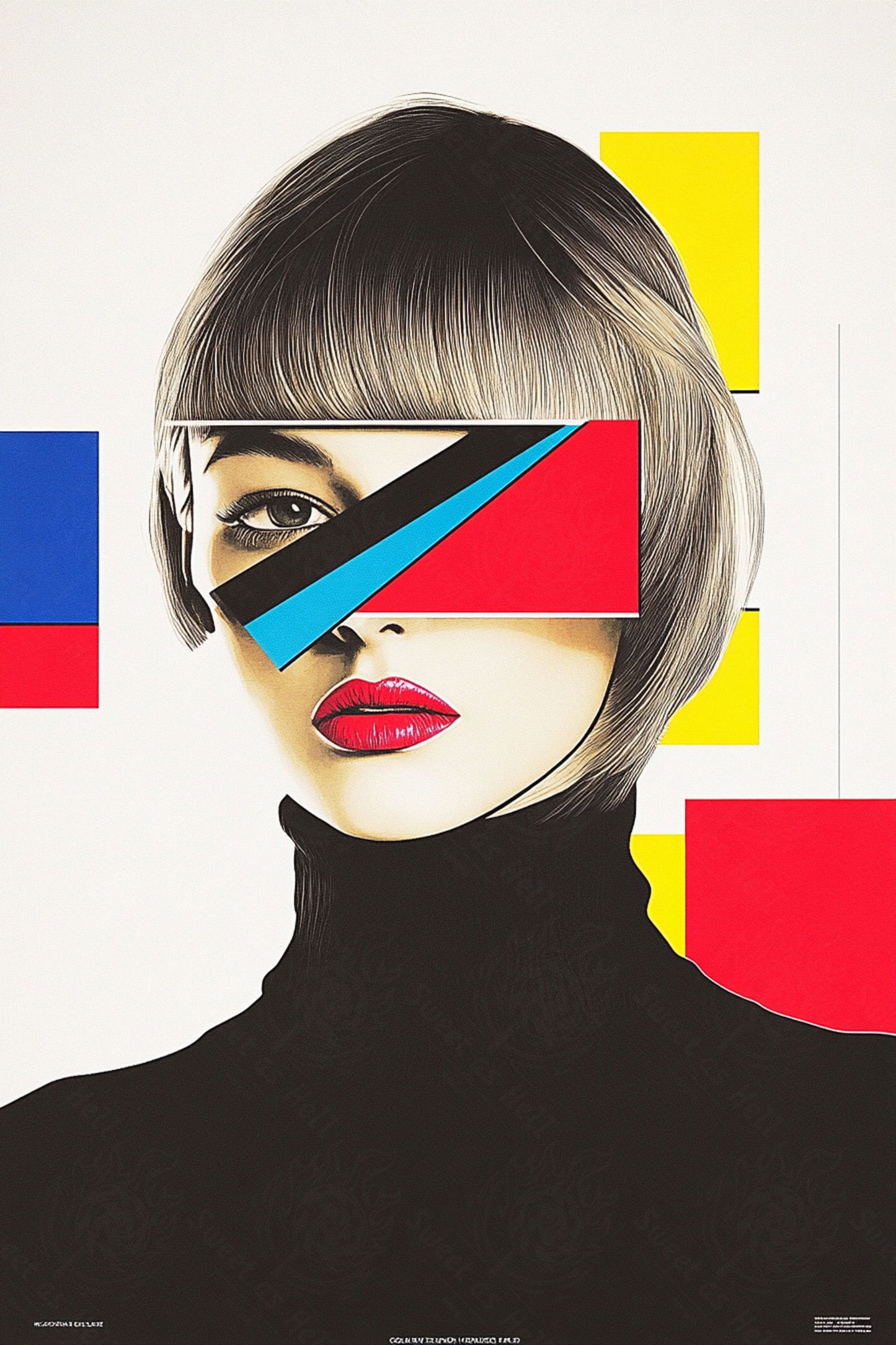 Modern Art Styled Fashion Ad Photo 02 by 03 029 SN2529 - Sweet As Hell Designs