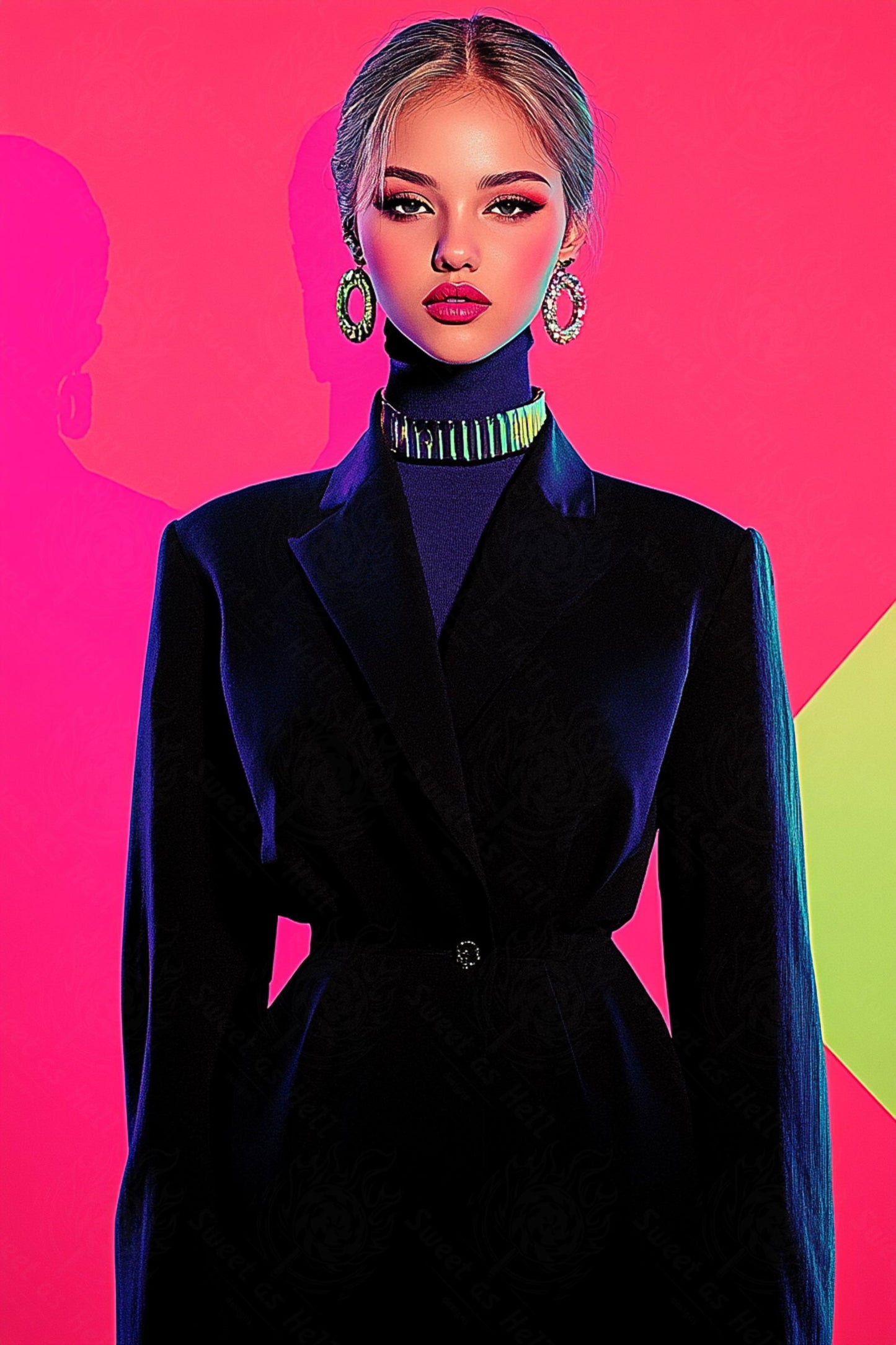Modern Art Styled Fashion Ad Photo 02 by 03 031 SN2531 - Sweet As Hell Designs
