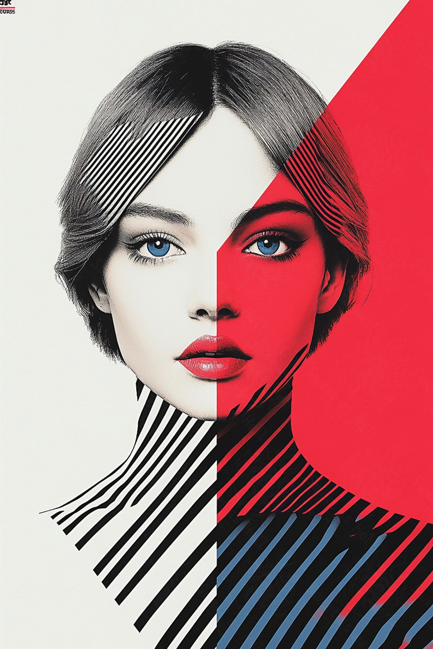 Modern Art Styled Fashion Ad Photo 02 by 03 047 SN2547 - Sweet As Hell Designs