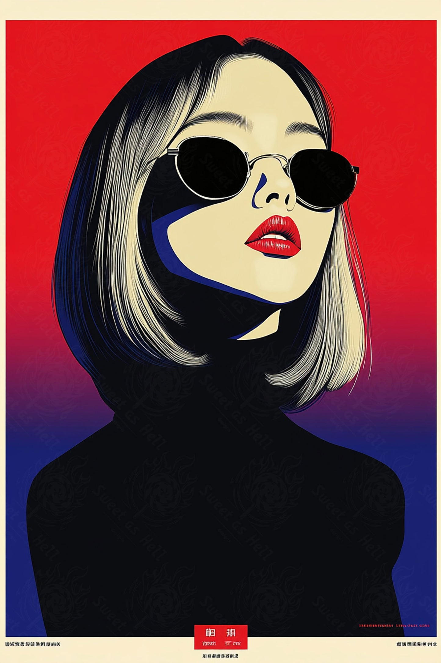 Modern Art Styled Fashion Ad Photo 02 by 03 048 SN2548 - Sweet As Hell Designs