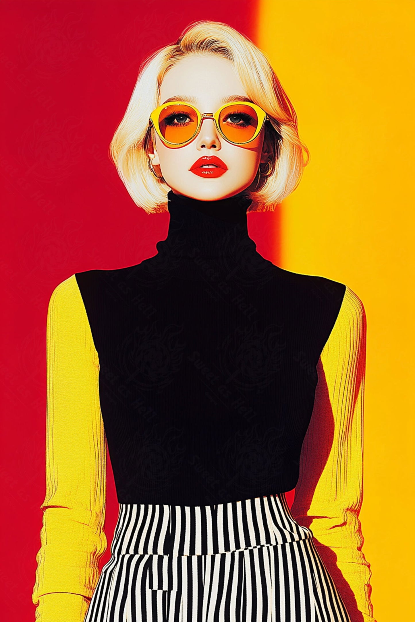Modern Art Styled Fashion Ad Photo 02 by 03 053 SN2553 - Sweet As Hell Designs