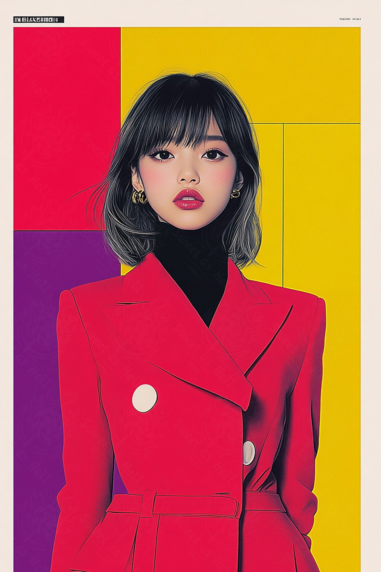 Modern Art Styled Fashion Ad Photo 02 by 03 056 SN2556 - Sweet As Hell Designs