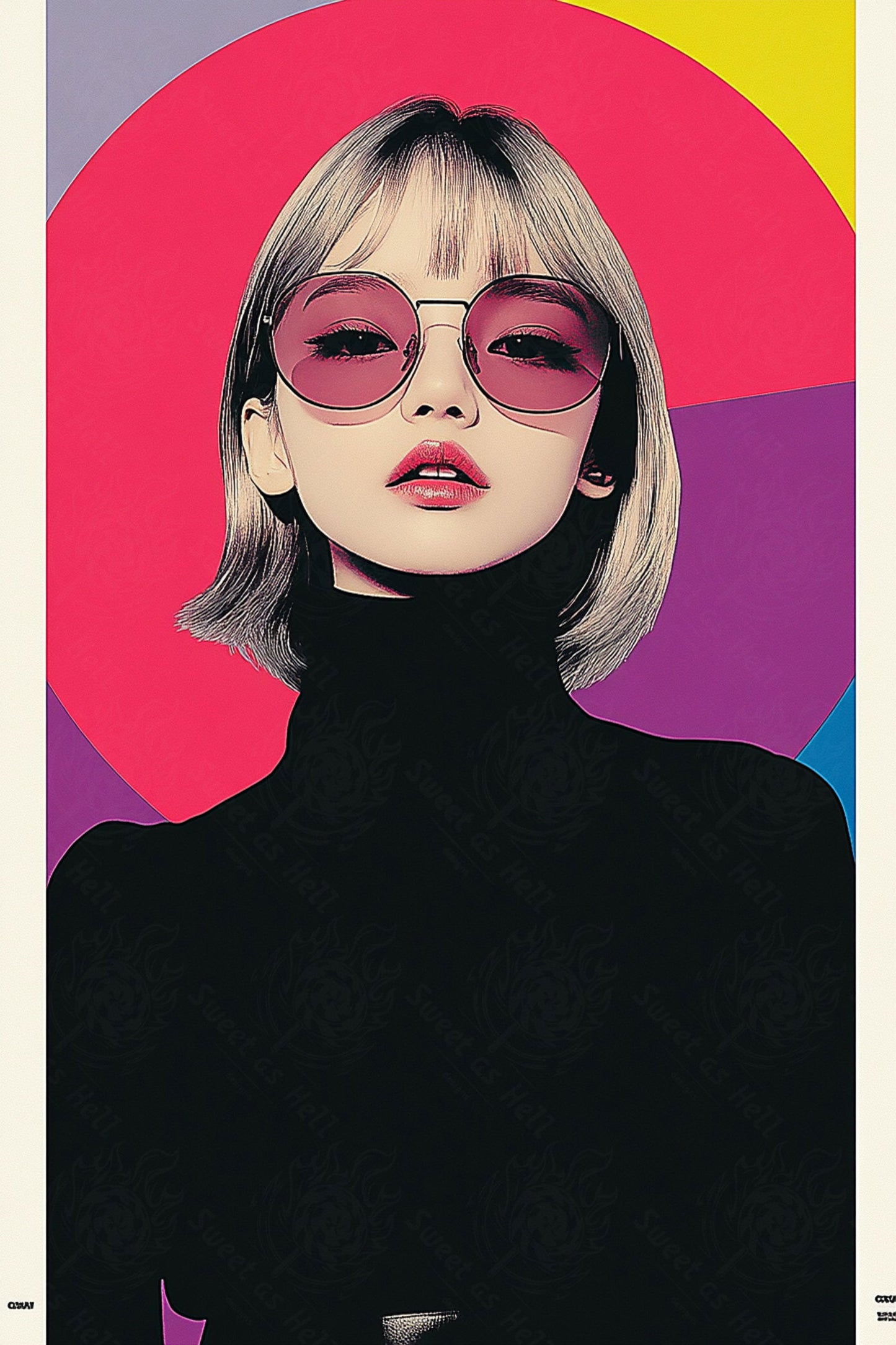 Modern Art Styled Fashion Ad Photo 02 by 03 057 SN2557 - Sweet As Hell Designs