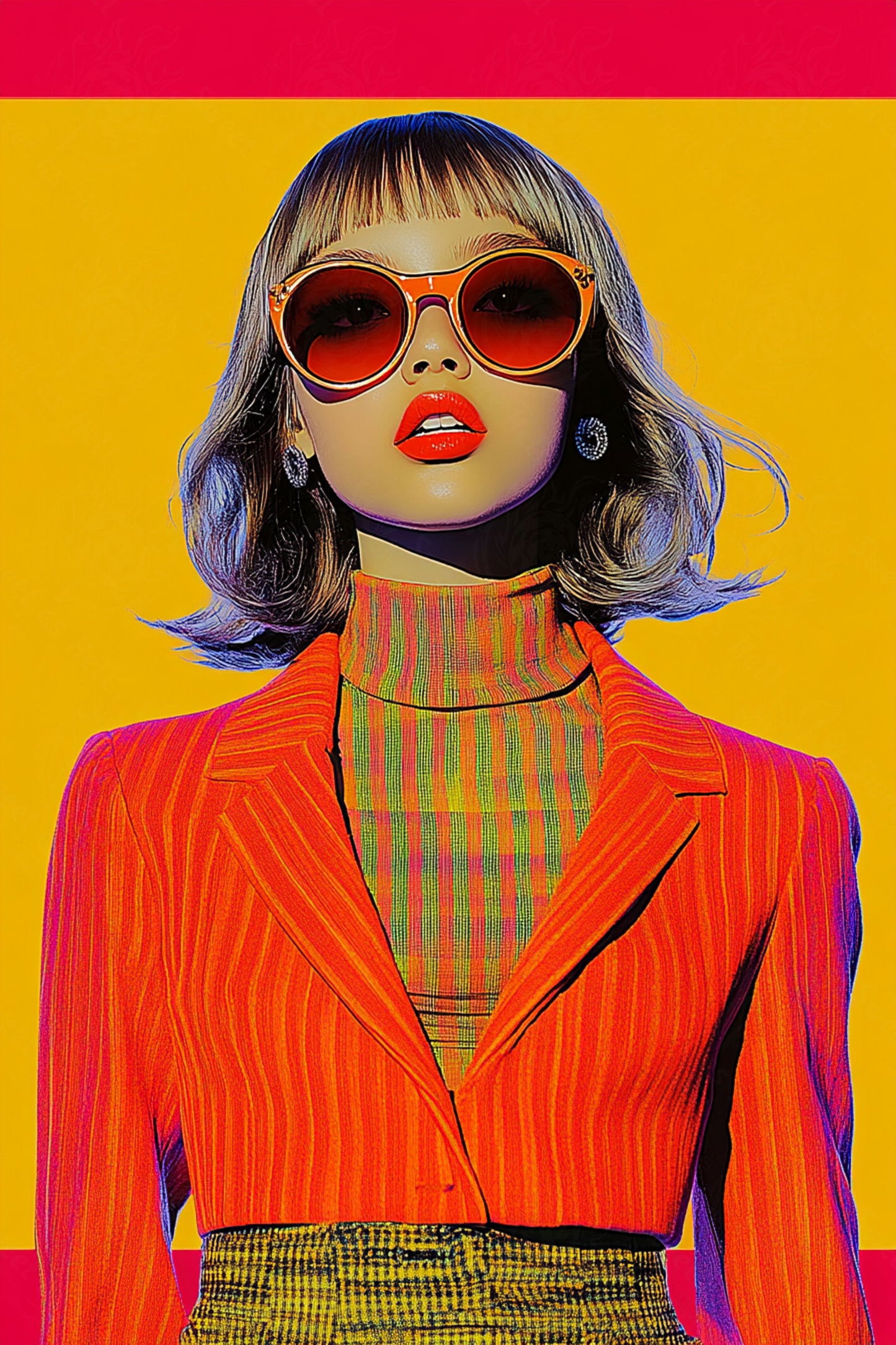 Modern Art Styled Fashion Ad Photo 02 by 03 058 SN2558 - Sweet As Hell Designs