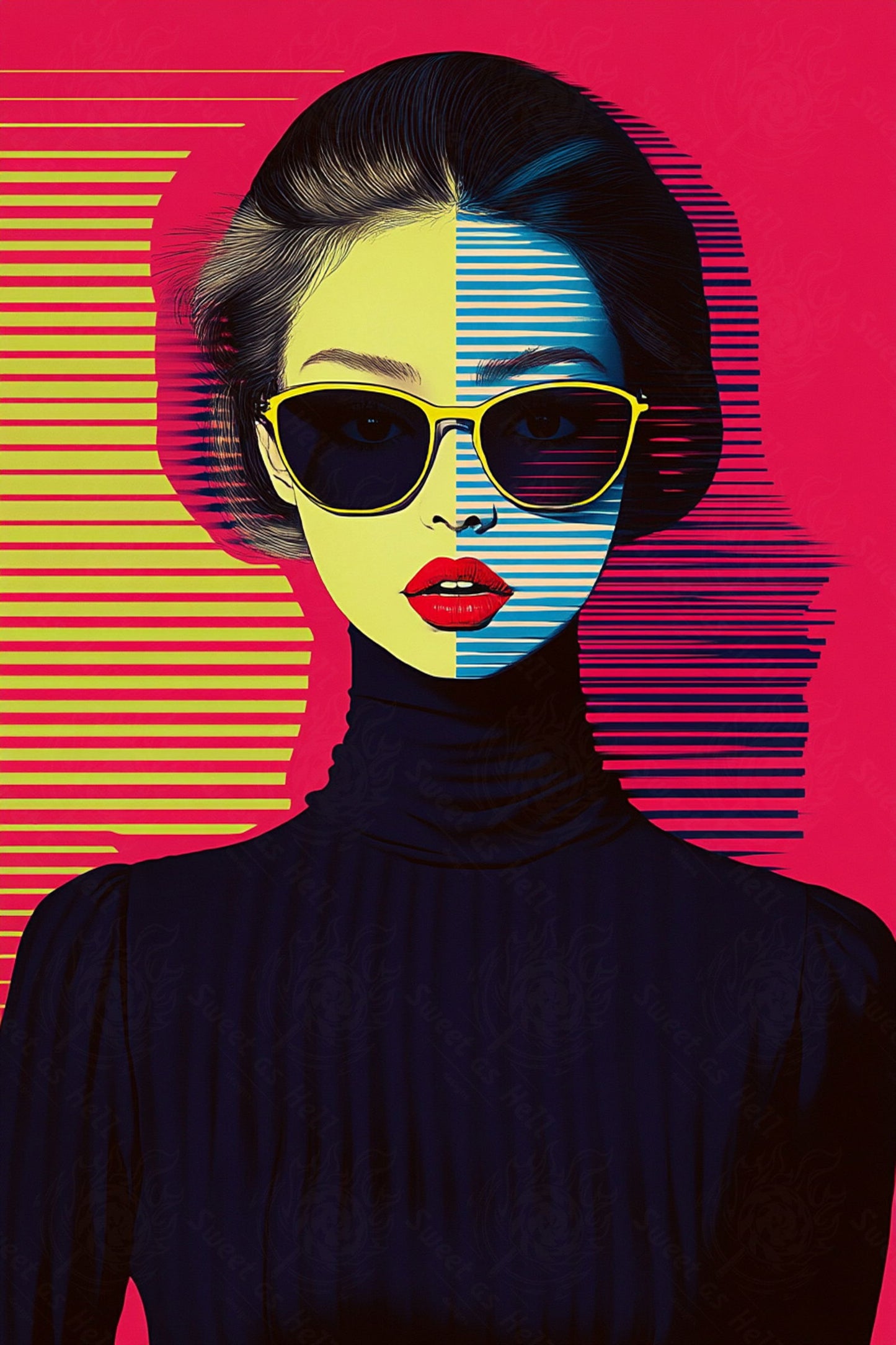 Modern Art Styled Fashion Ad Photo 02 by 03 059 SN2559 - Sweet As Hell Designs
