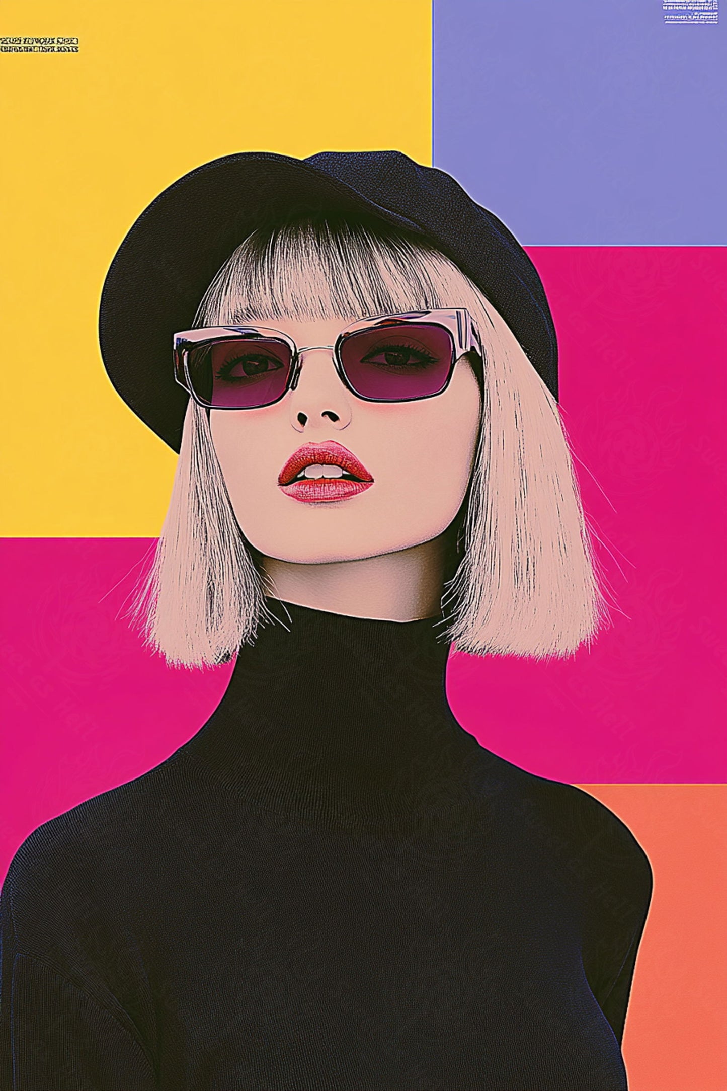 Modern Art Styled Fashion Ad Photo 02 by 03 067 SN2567 - Sweet As Hell Designs
