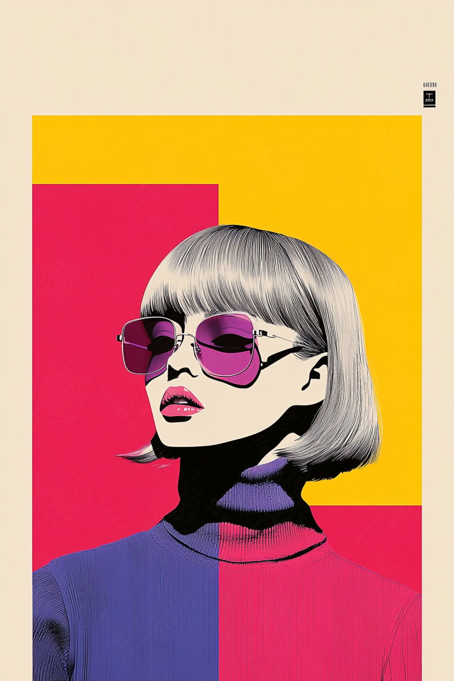 Modern Art Styled Fashion Ad Photo 02 by 03 068 SN2568 - Sweet As Hell Designs