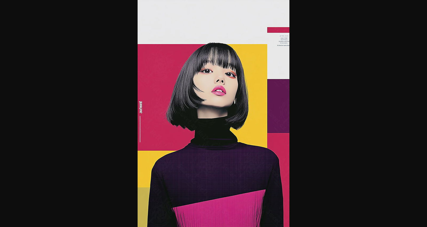 Modern Art Styled Fashion Ad Photo 02 by 03 069 SN2569 - Sweet As Hell Designs