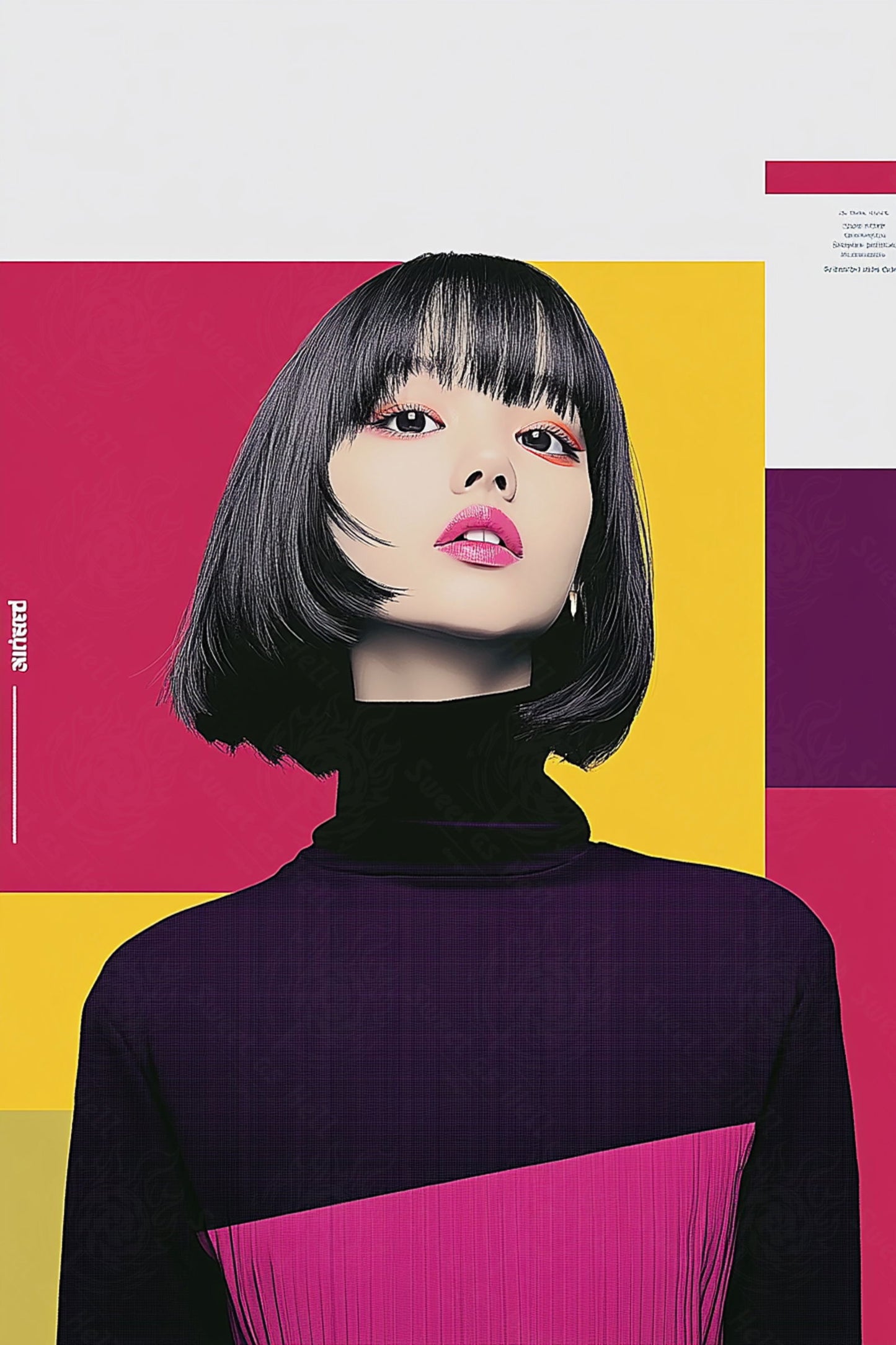 Modern Art Styled Fashion Ad Photo 02 by 03 069 SN2569 - Sweet As Hell Designs