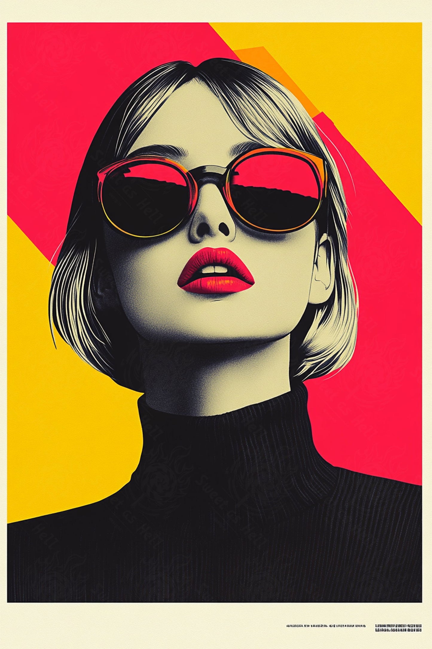 Modern Art Styled Fashion Ad Photo 02 by 03 073 SN2573 - Sweet As Hell Designs