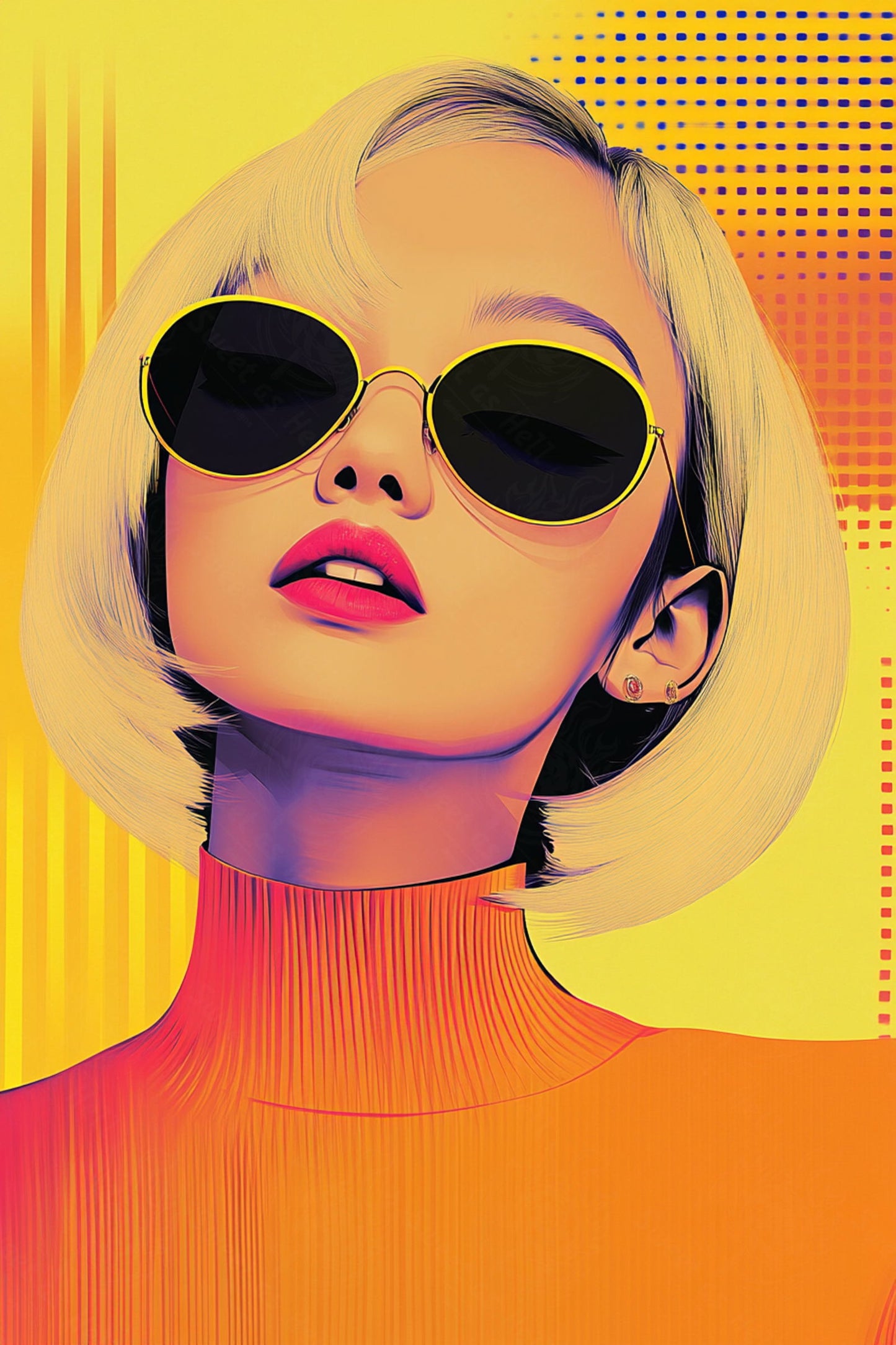 Modern Art Styled Fashion Ad Photo 02 by 03 074 SN2574 - Sweet As Hell Designs