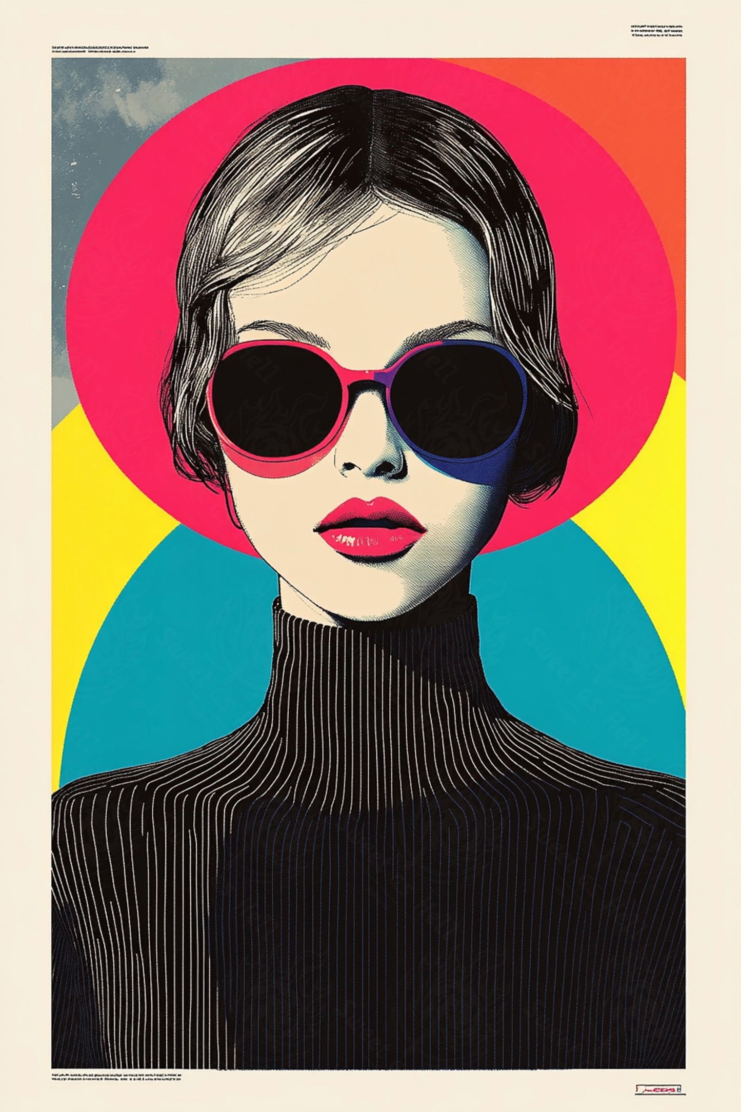 Modern Art Styled Fashion Ad Photo 02 by 03 076 SN2576 - Sweet As Hell Designs