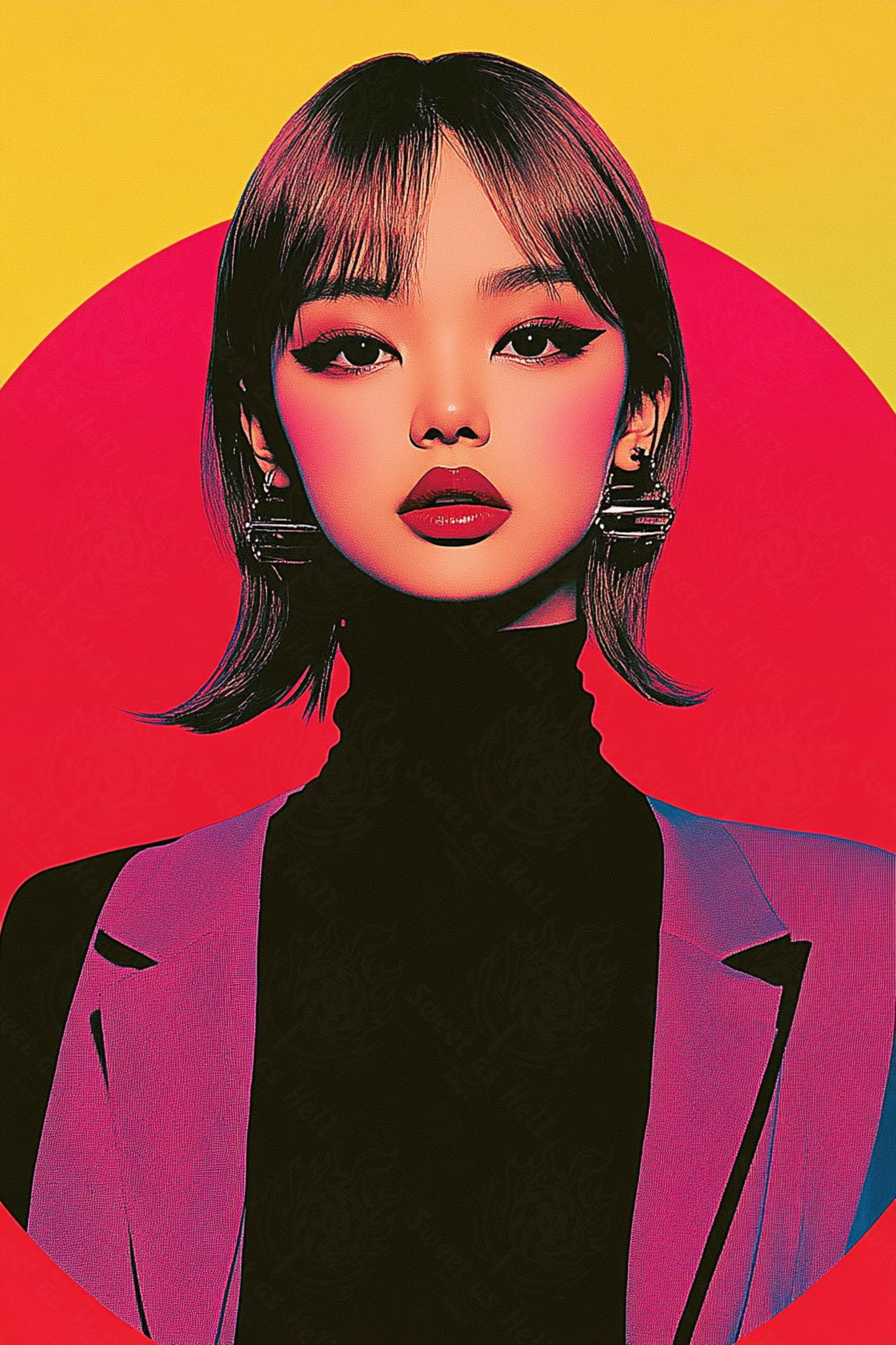 Modern Art Styled Fashion Ad Photo 02 by 03 078 SN2578 - Sweet As Hell Designs