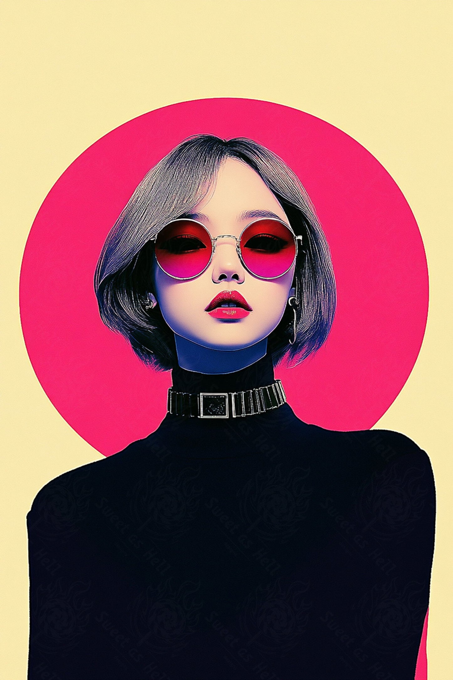 Modern Art Styled Fashion Ad Photo 02 by 03 081 SN2581 - Sweet As Hell Designs