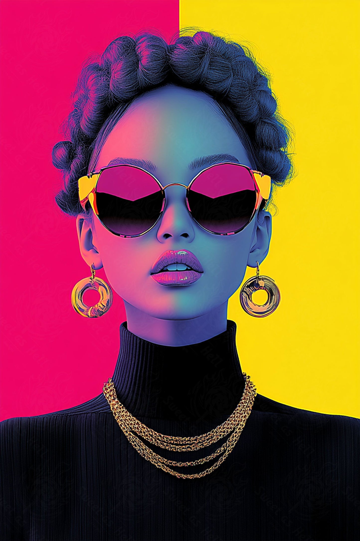 Modern Art Styled Fashion Ad Photo 02 by 03 085 SN2585 - Sweet As Hell Designs