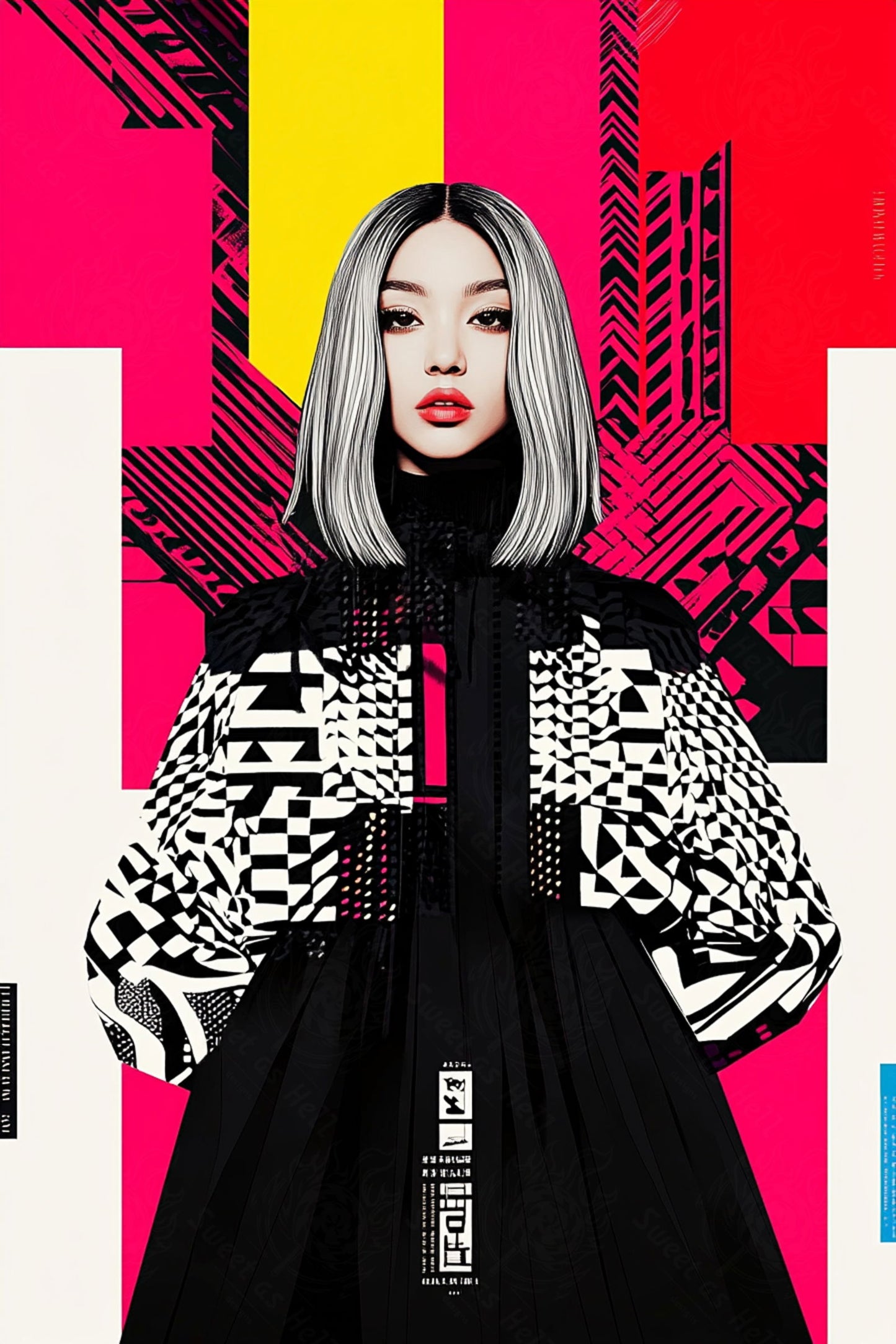 Modern Art Styled Fashion Ad Photo 02 by 03 093 SN2593 - Sweet As Hell Designs