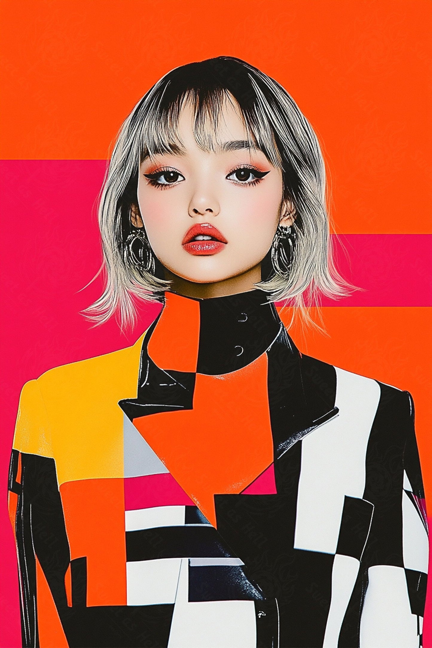 Modern Art Styled Fashion Ad Photo 02 by 03 099 SN2599 - Sweet As Hell Designs
