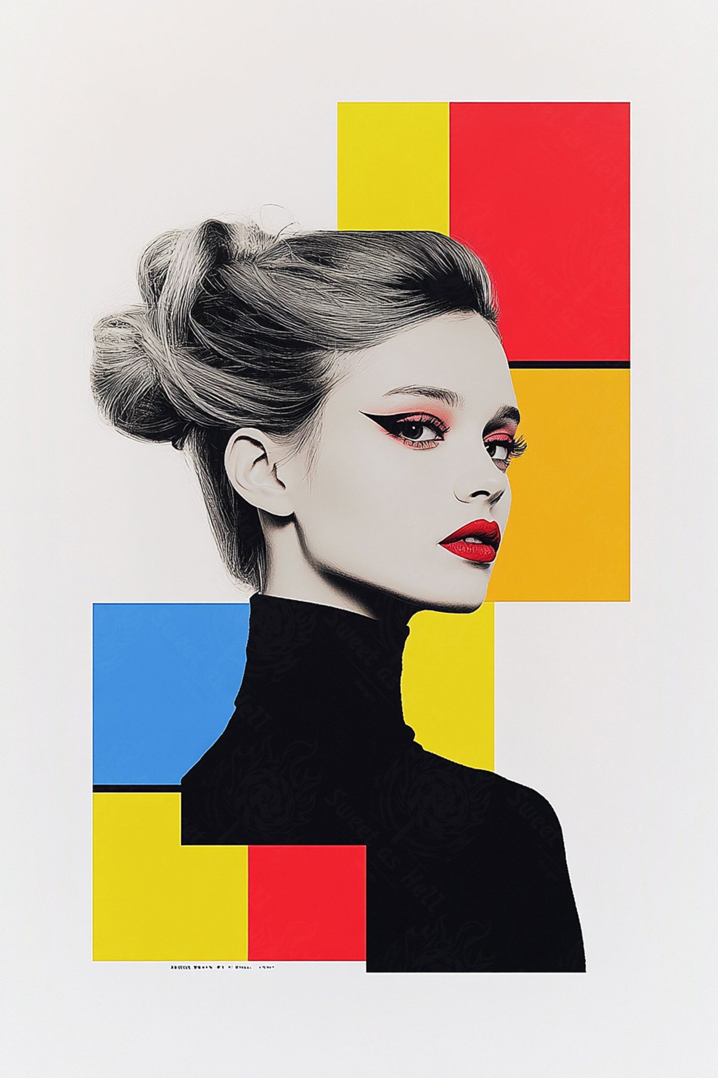 Modern Art Styled Fashion Ad Photo 02 by 03 105 SN2605 - Sweet As Hell Designs