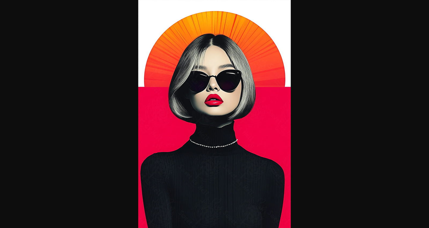 Modern Art Styled Fashion Ad Photo 02 by 03 107 SN2607 - Sweet As Hell Designs