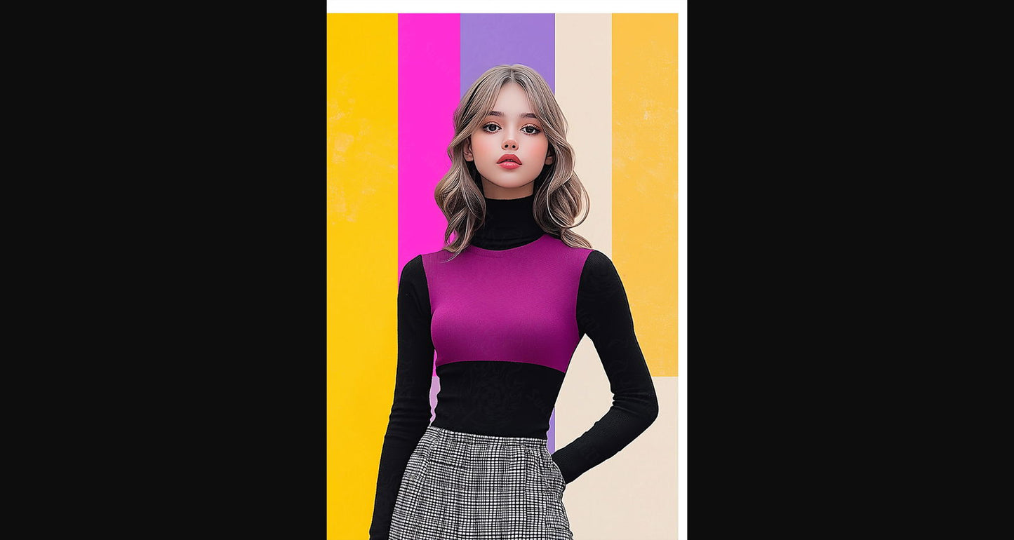 Modern Art Styled Fashion Ad Photo 02 by 03 109 SN2609 - Sweet As Hell Designs