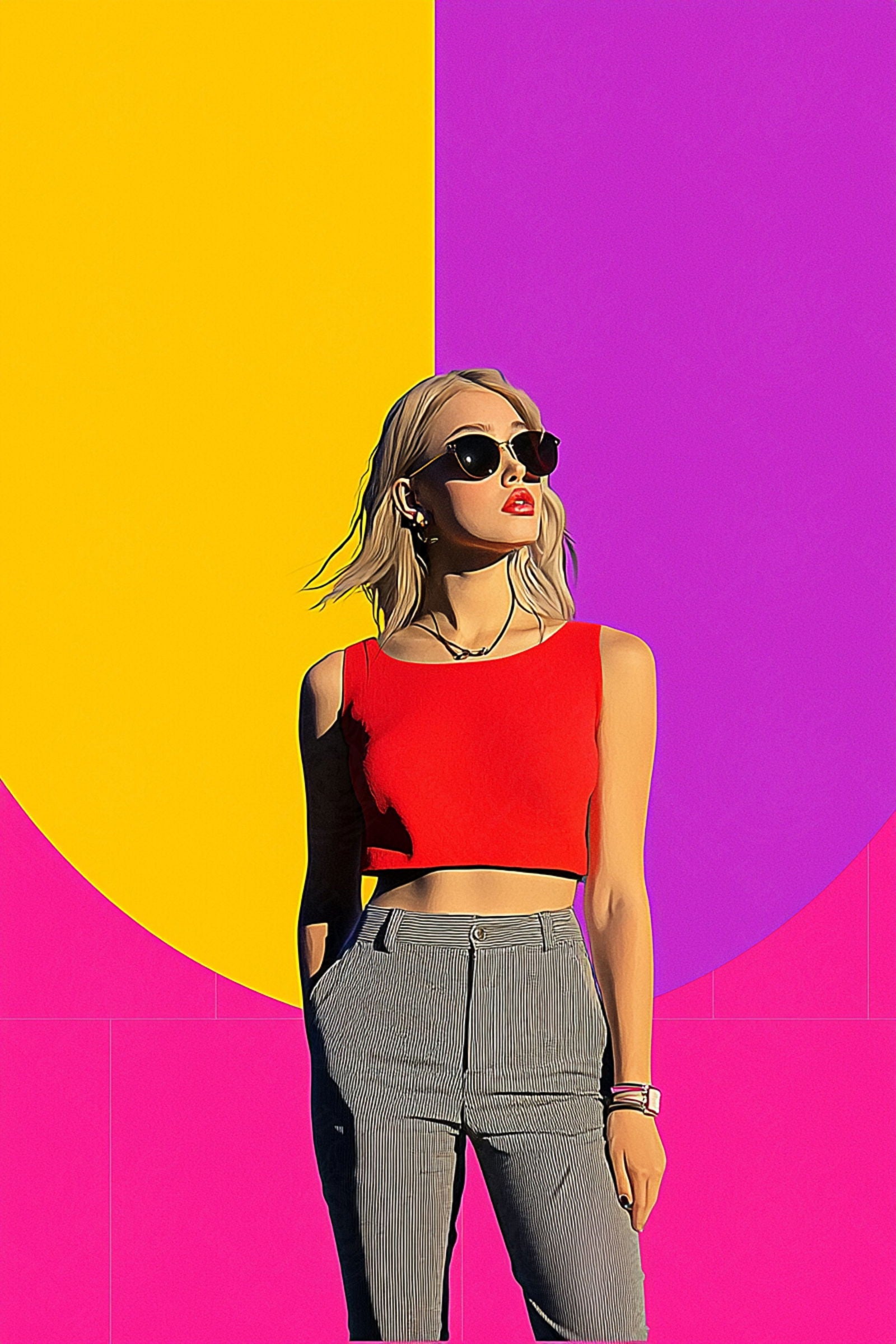 Modern Art Styled Fashion Ad Photo 02 by 03 110 SN2610 - Sweet As Hell Designs