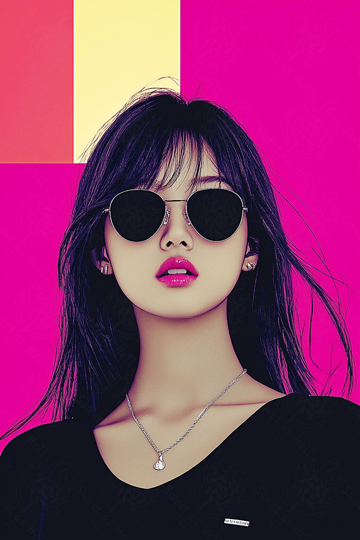 Modern Art Styled Fashion Ad Photo 02 by 03 111 SN2611 - Sweet As Hell Designs