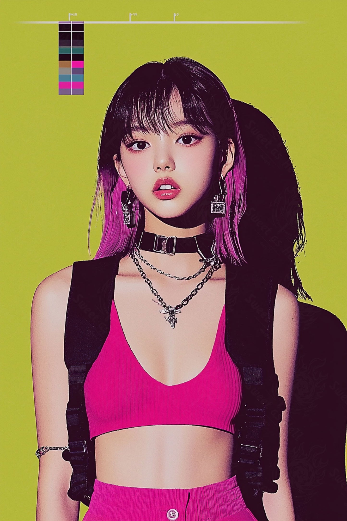 Modern Art Styled Fashion Ad Photo 02 by 03 116 SN2616 - Sweet As Hell Designs