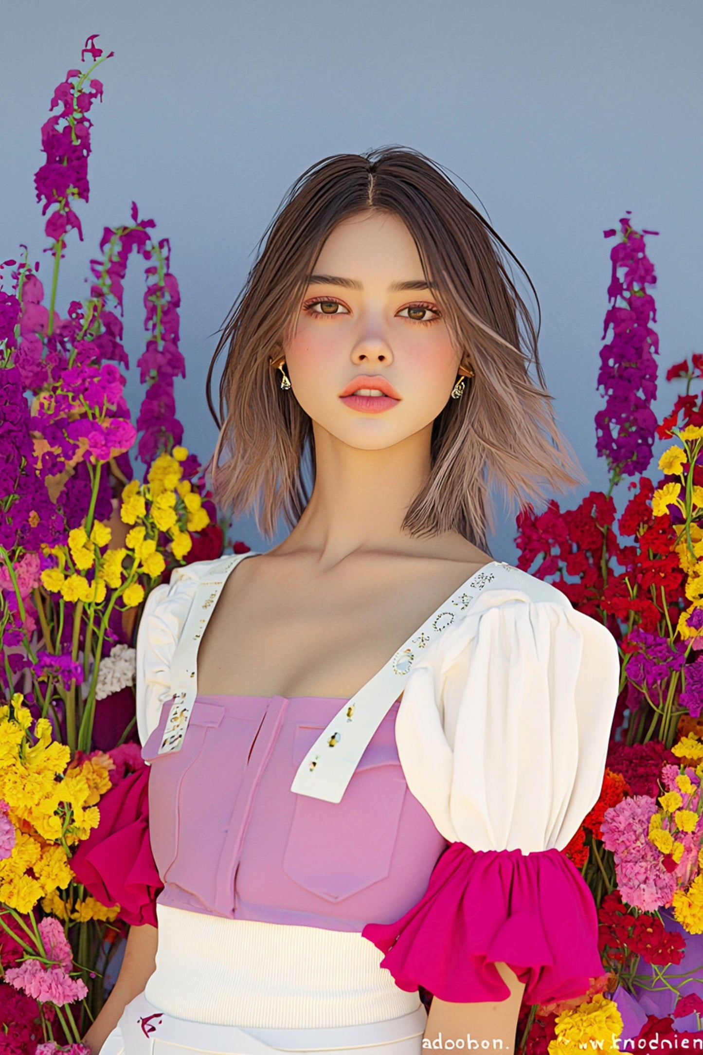 Modern Art Styled Fashion Ad Photo 02 by 03 117 SN2617 - Sweet As Hell Designs