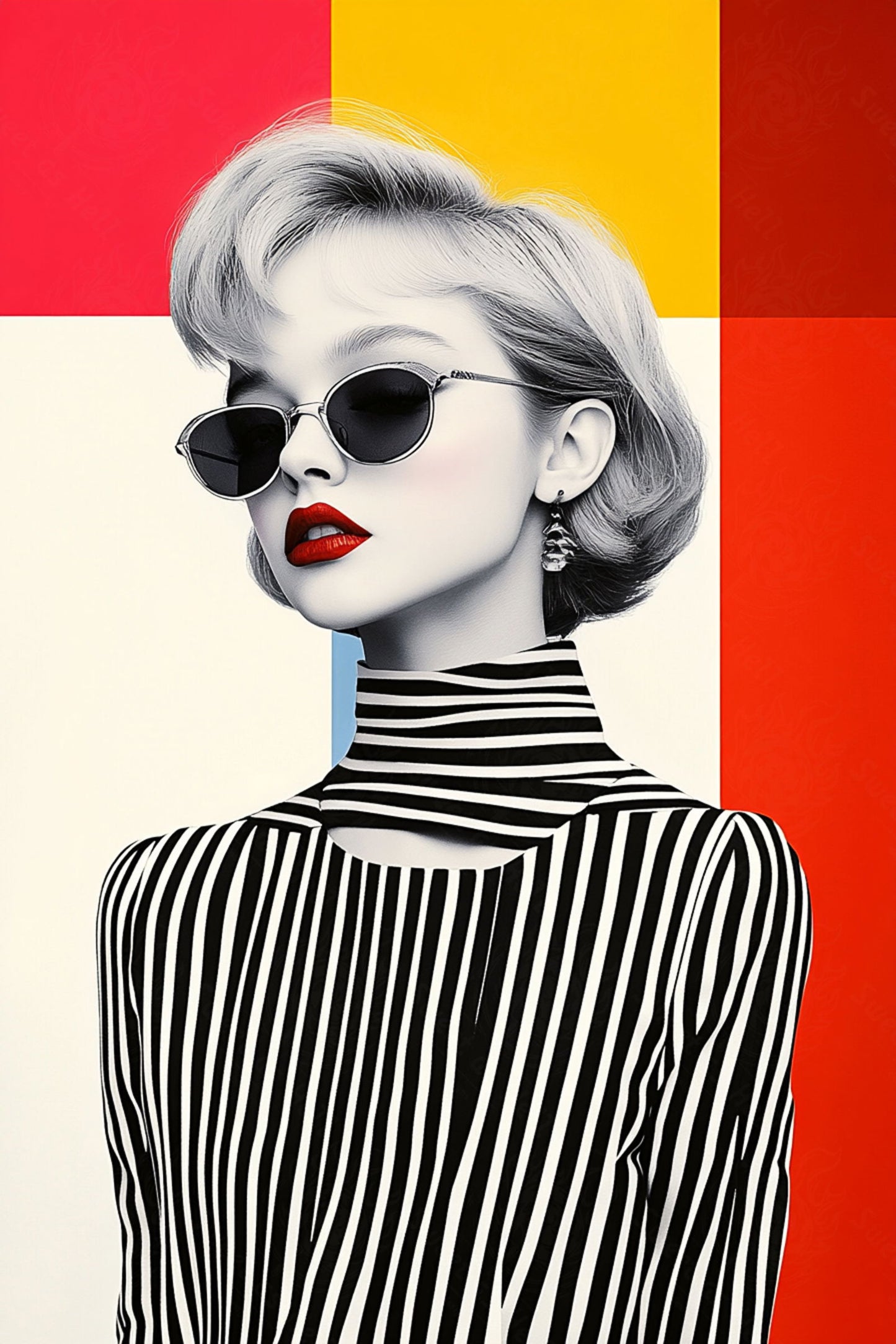 Modern Art Styled Fashion Ad Photo 02 by 03 122 SN2622 - Sweet As Hell Designs