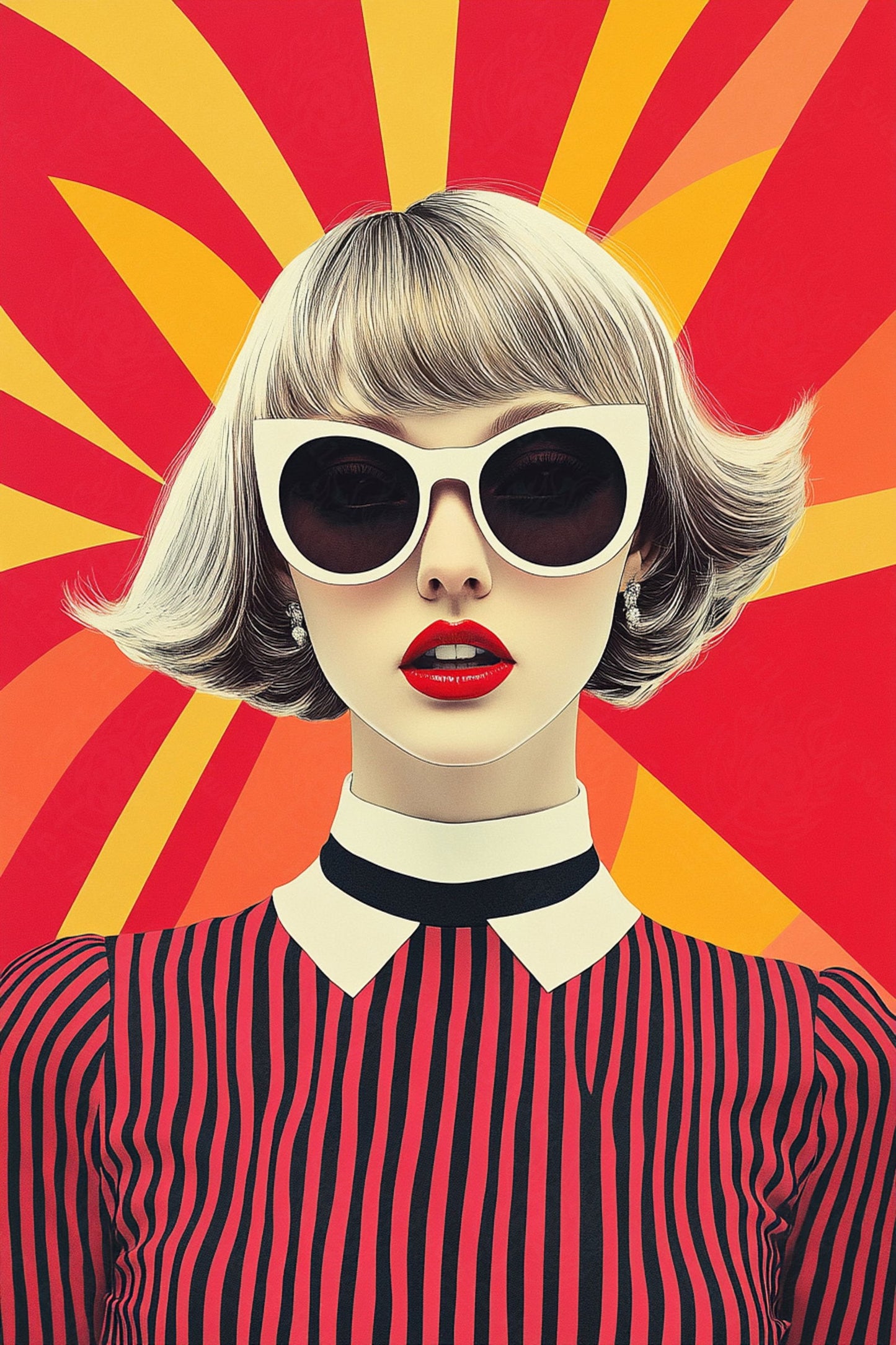 Modern Art Styled Fashion Ad Photo 02 by 03 125 SN2625 - Sweet As Hell Designs
