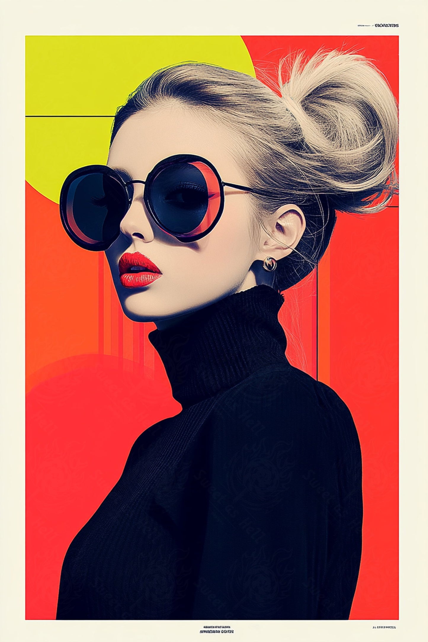 Modern Art Styled Fashion Ad Photo 02 by 03 128 SN2628 - Sweet As Hell Designs